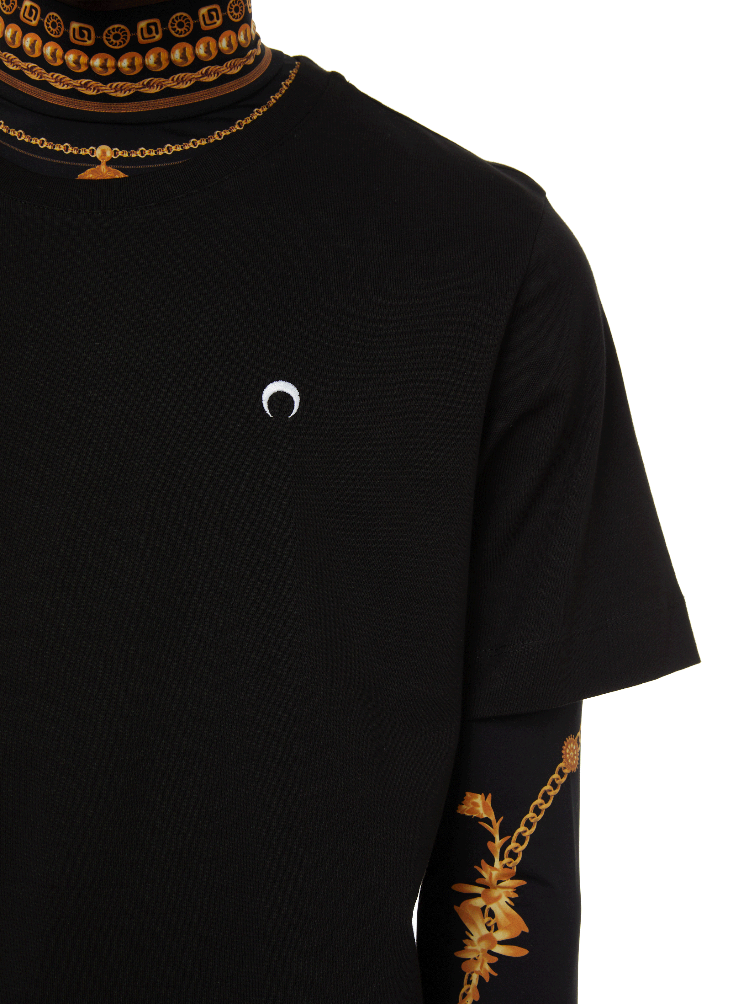 Round-neck cotton T-shirt MARINE SERRE Multicolour
