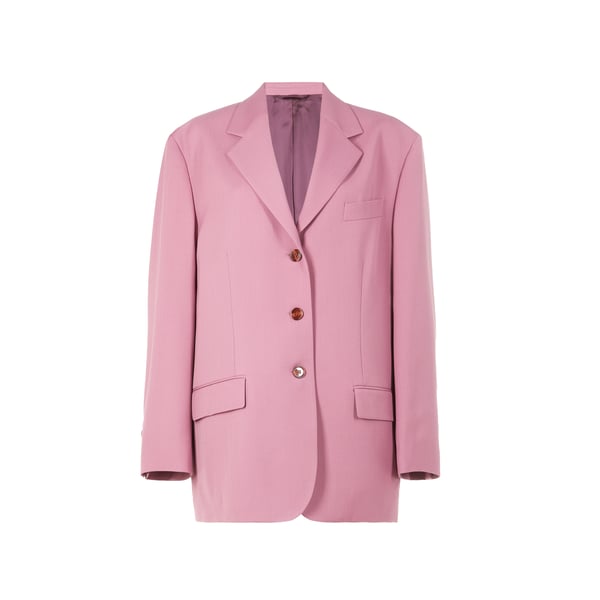 Veste de tailleur oversize en laine mélangée