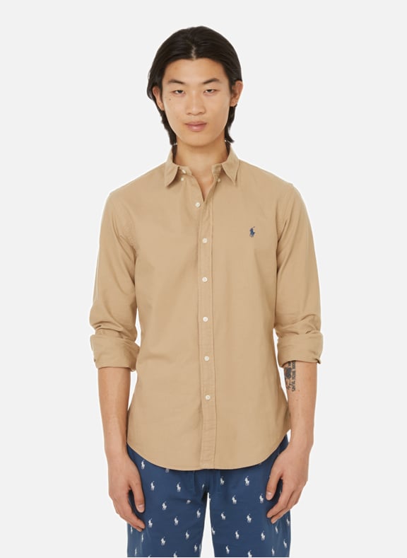 Plain shirt Beige by POLO RALPH LAUREN POLO RALPH LAUREN Plain shirt Beige