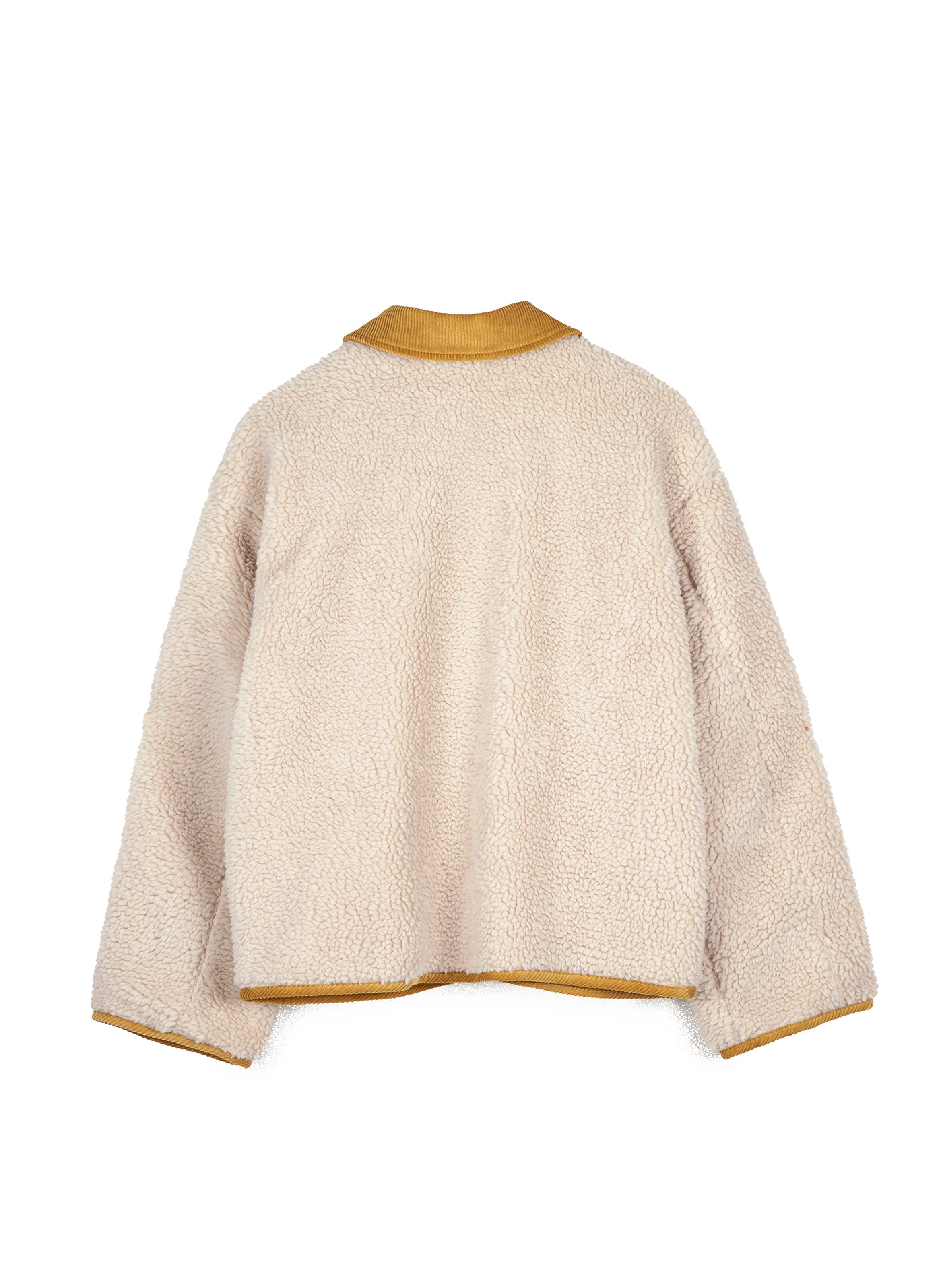 Veste en peau lainée