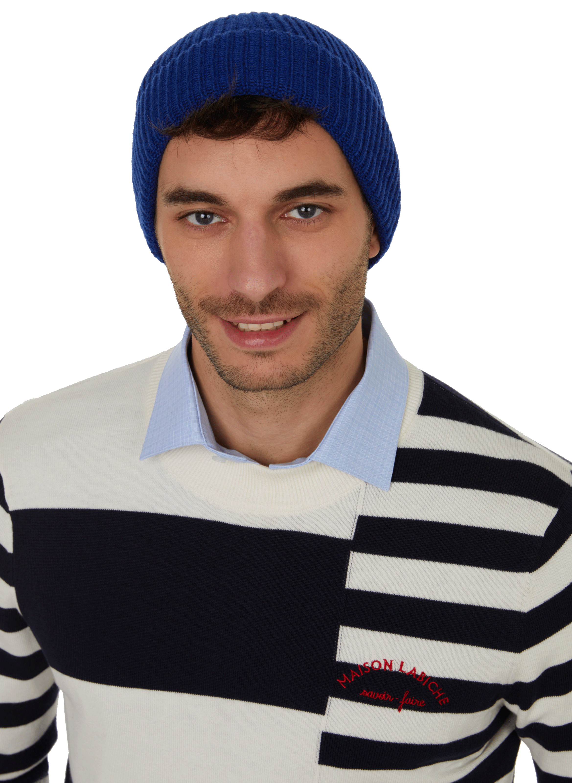 Merino wool beanie SAISON 1865 Blue