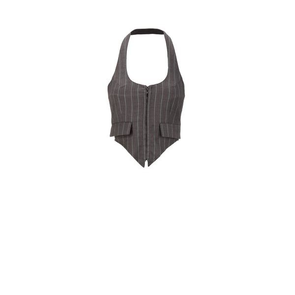 Top corset à rayures Top corset à rayures