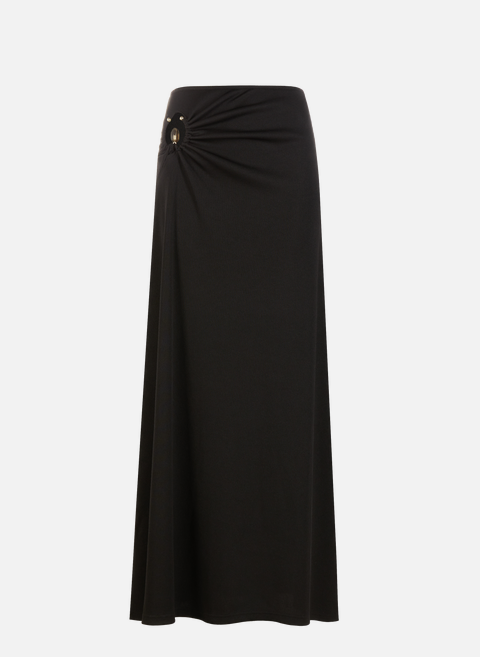 تنورة طويلة مضلعة باللون الأسود من تصميم كريستوفر إسبر 