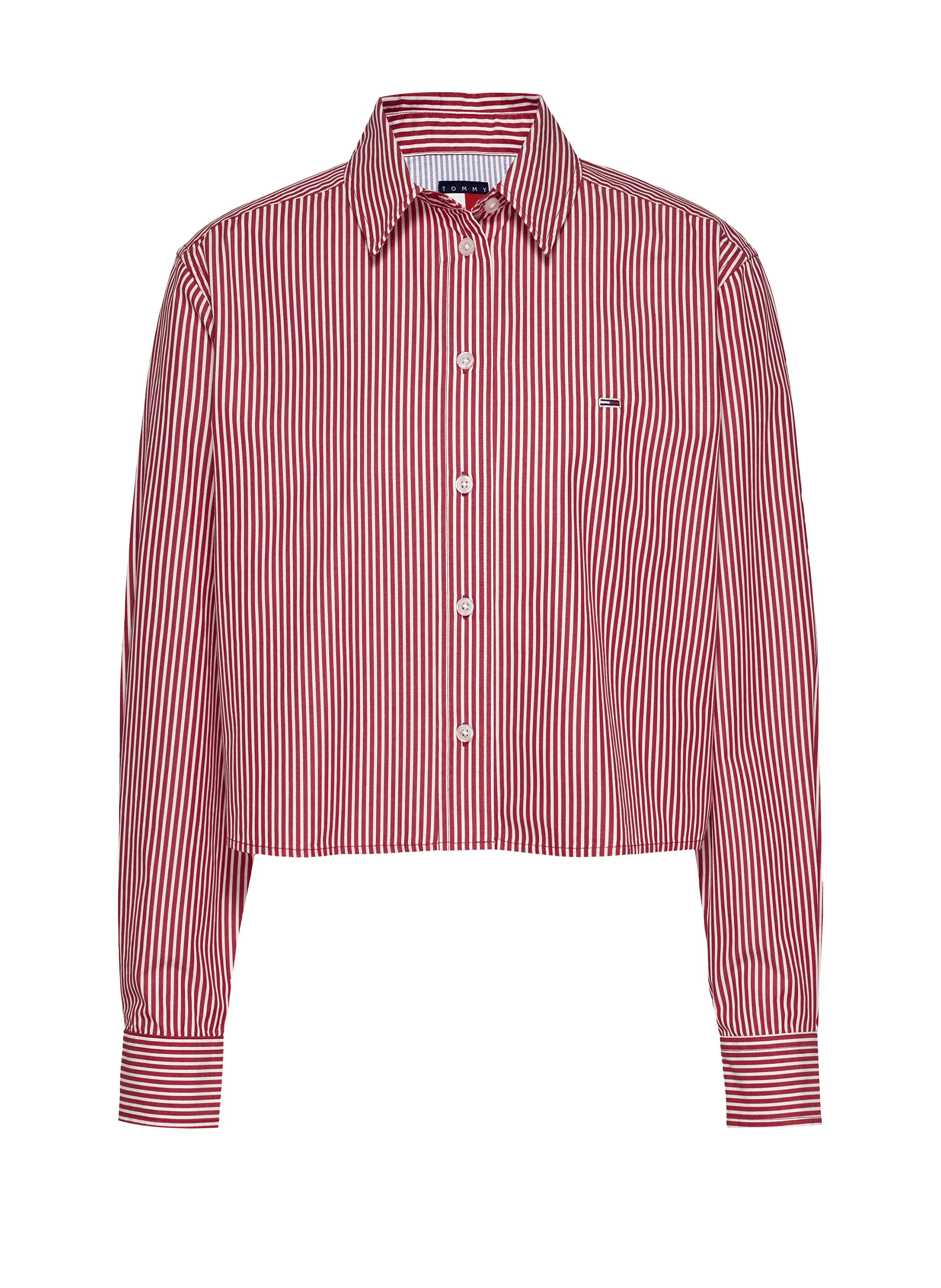 Short striped shirt TOMMY HILFIGER Multicolour