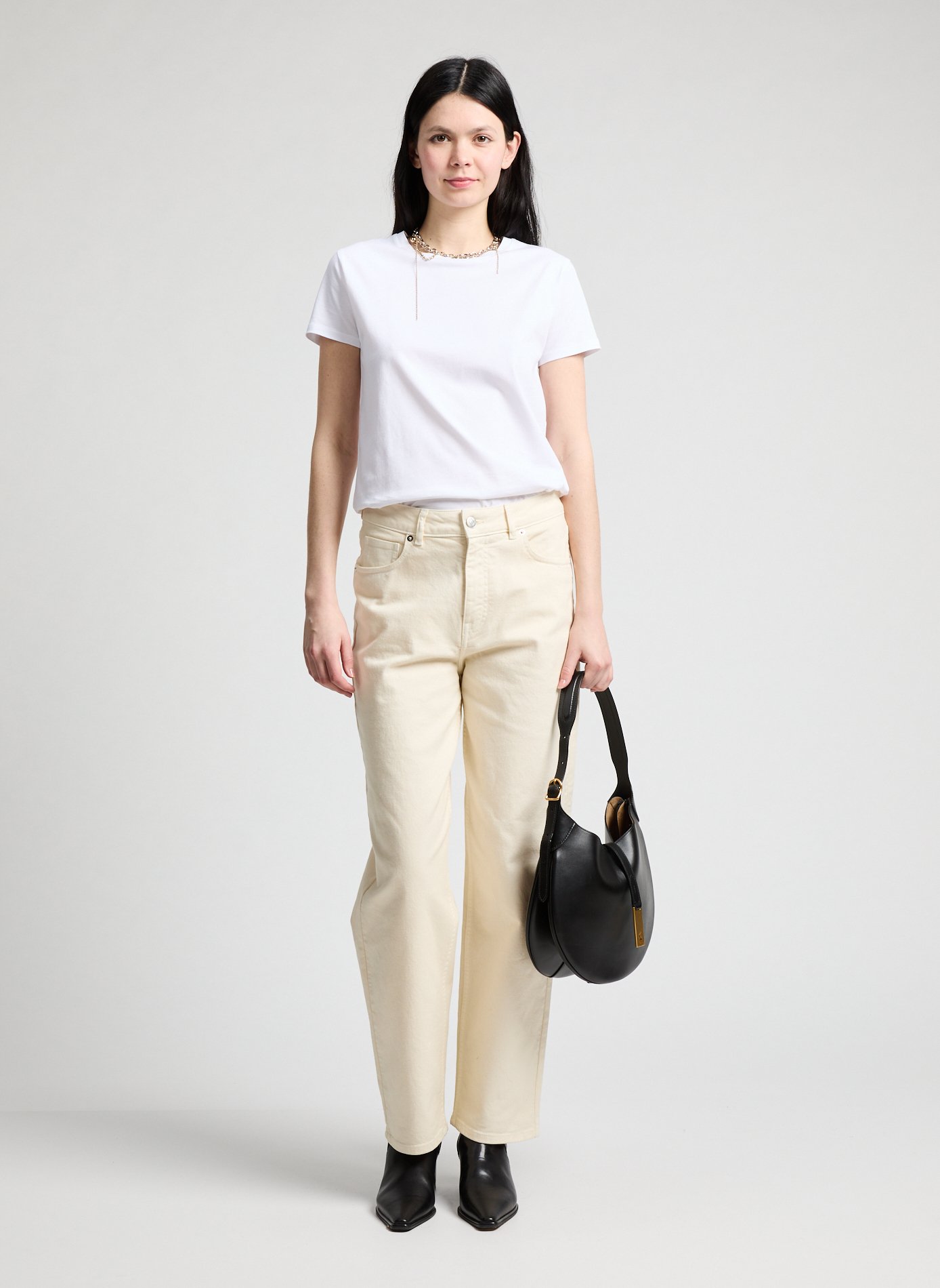 Jean mom VACY  SAISON 1865 Beige