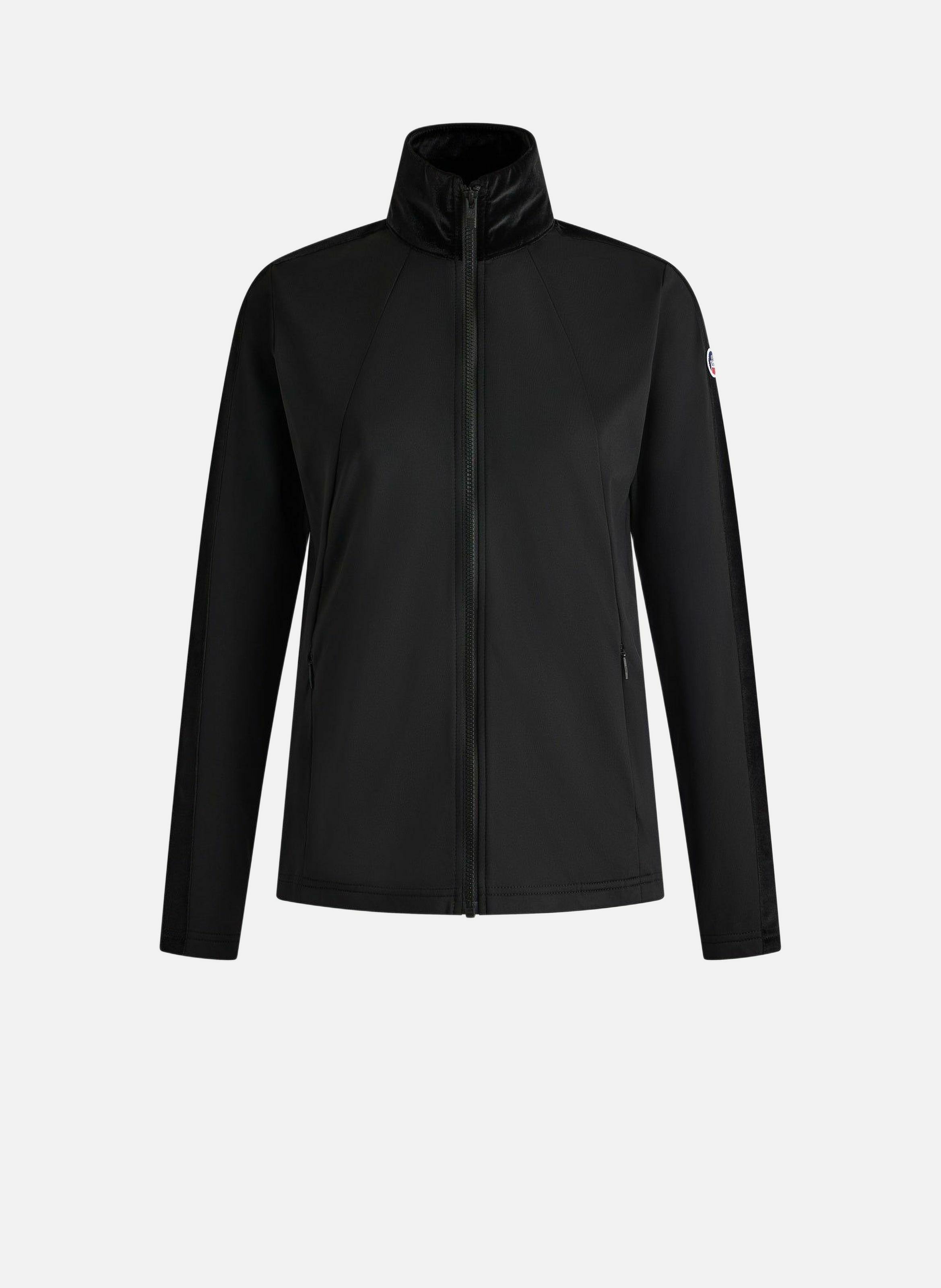 Gilet stellaria col montant coupe ajustée FUSALP Noir