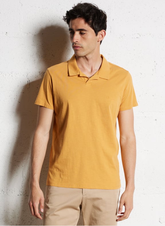 Polo en coton Jaune by IKKS IKKS Polo en coton Jaune