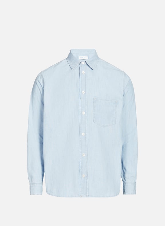 Chemise en jean Bleu by SAMSOE SAMSOE SAMSOE SAMSOE Chemise en jean Bleu