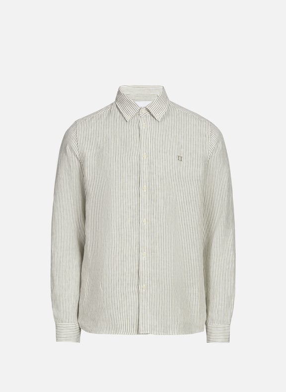 Straight linen shirt Beige by LES DEUX LES DEUX Straight linen shirt Beige