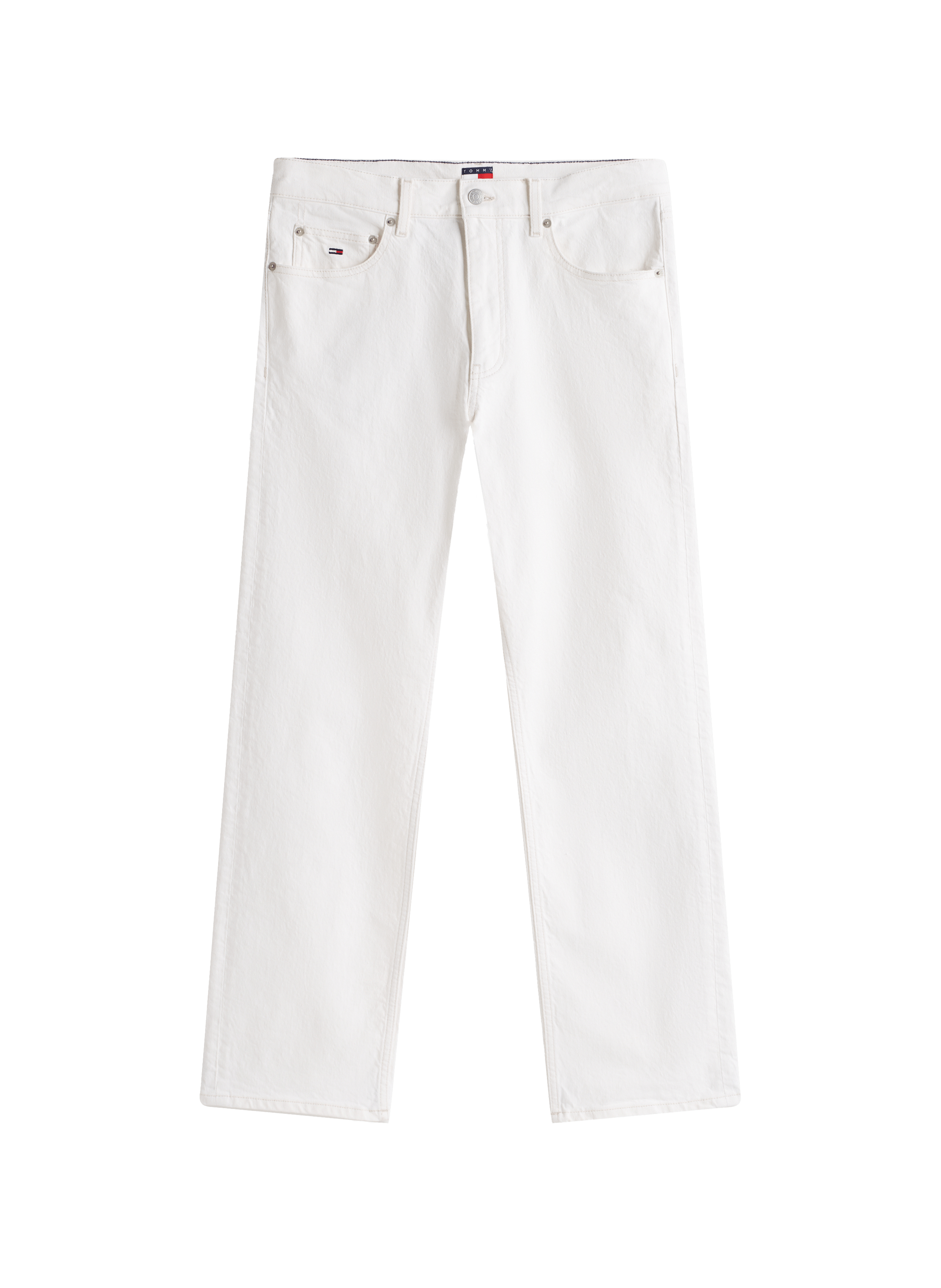 Straight cotton trousers TOMMY HILFIGER Beige