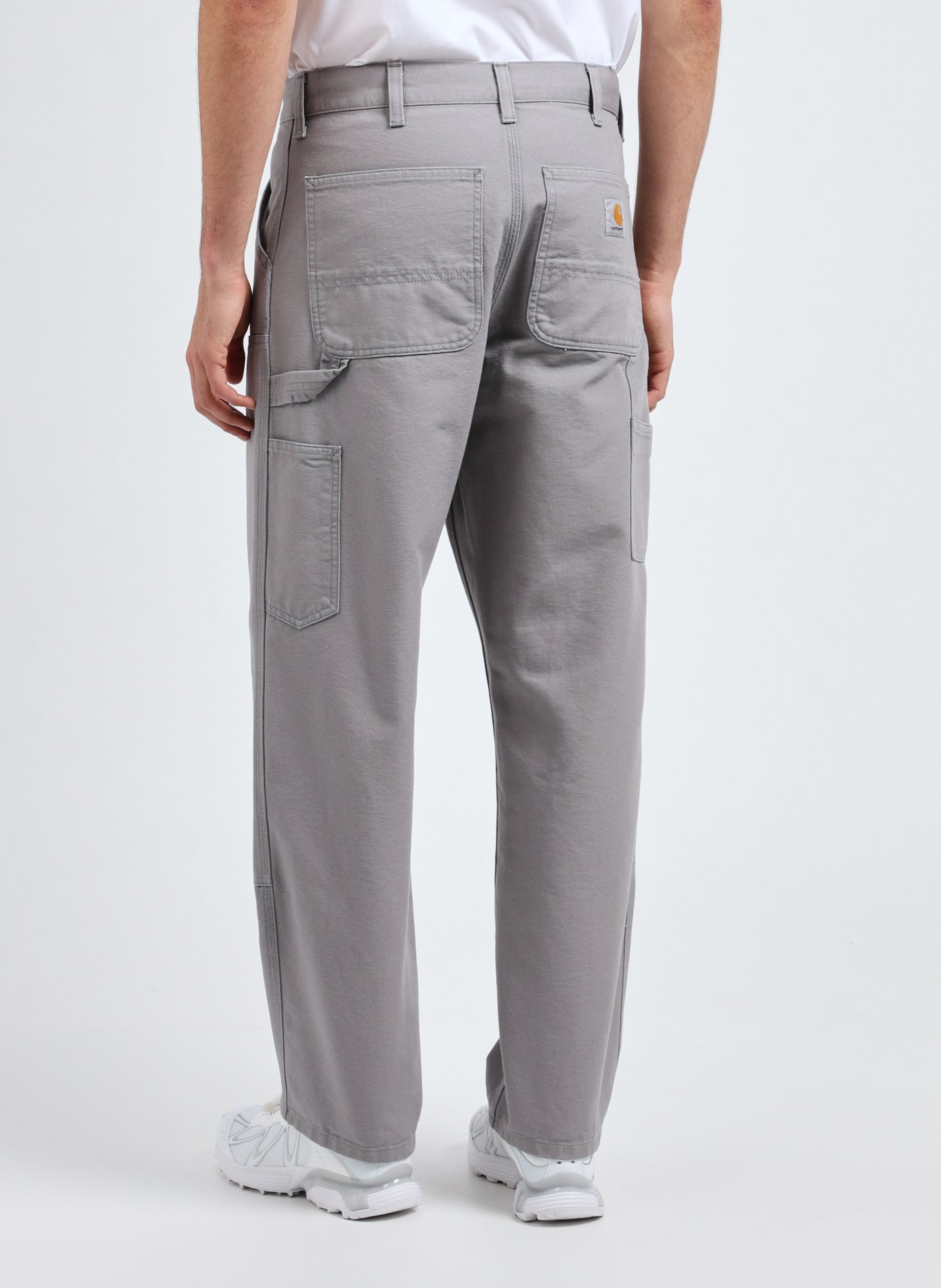 Pantalon large en coton CARHARTT WIP Gris