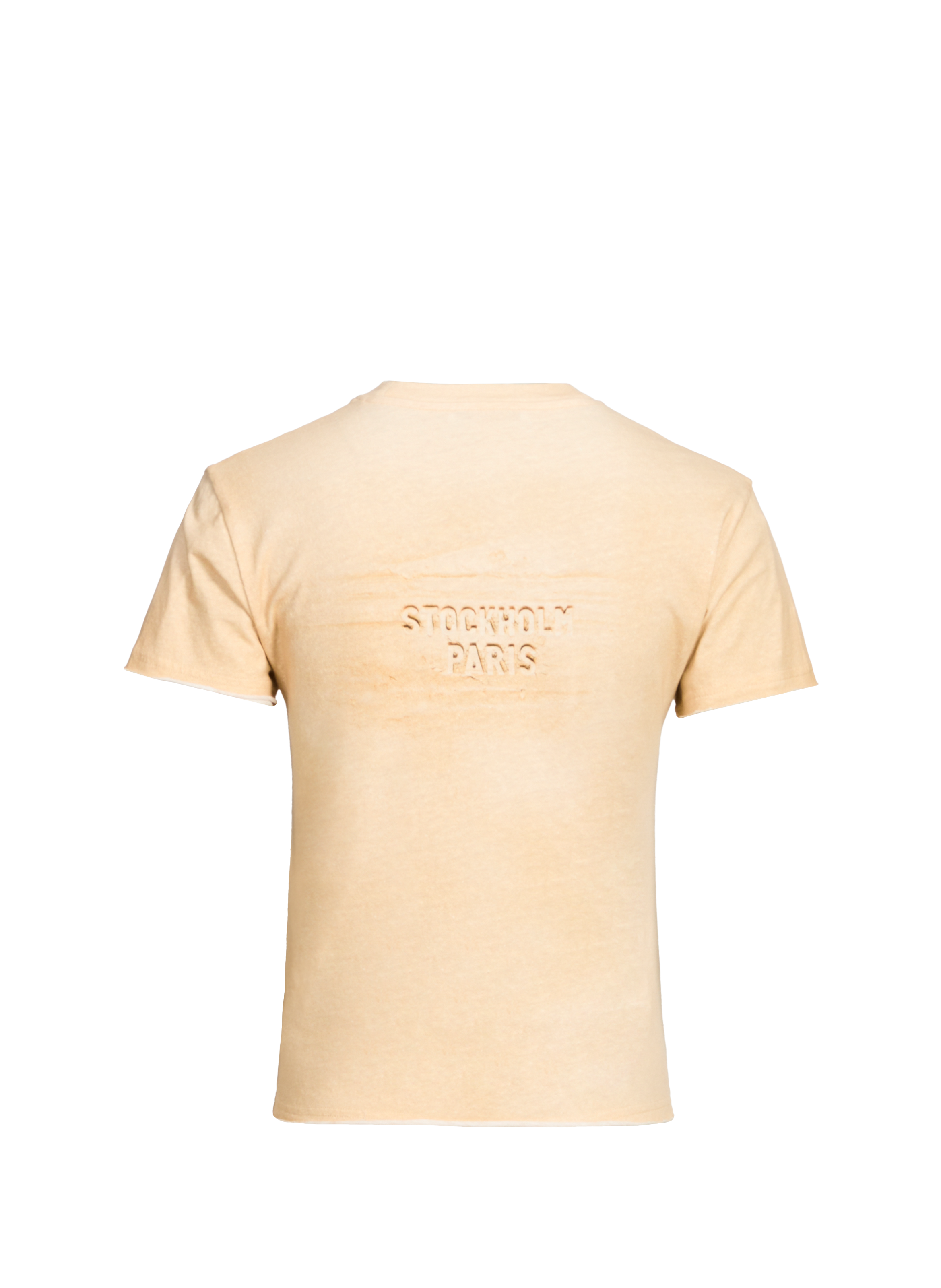 T-shirt imprimé en coton ACNE STUDIOS Beige