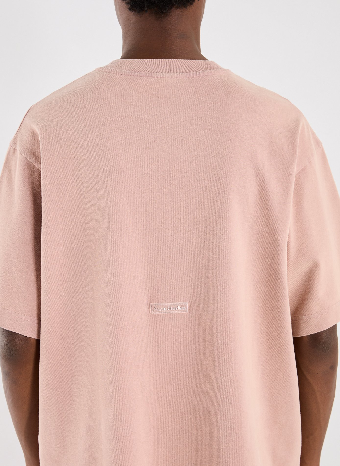 T-shirt en coton ACNE STUDIOS Rose