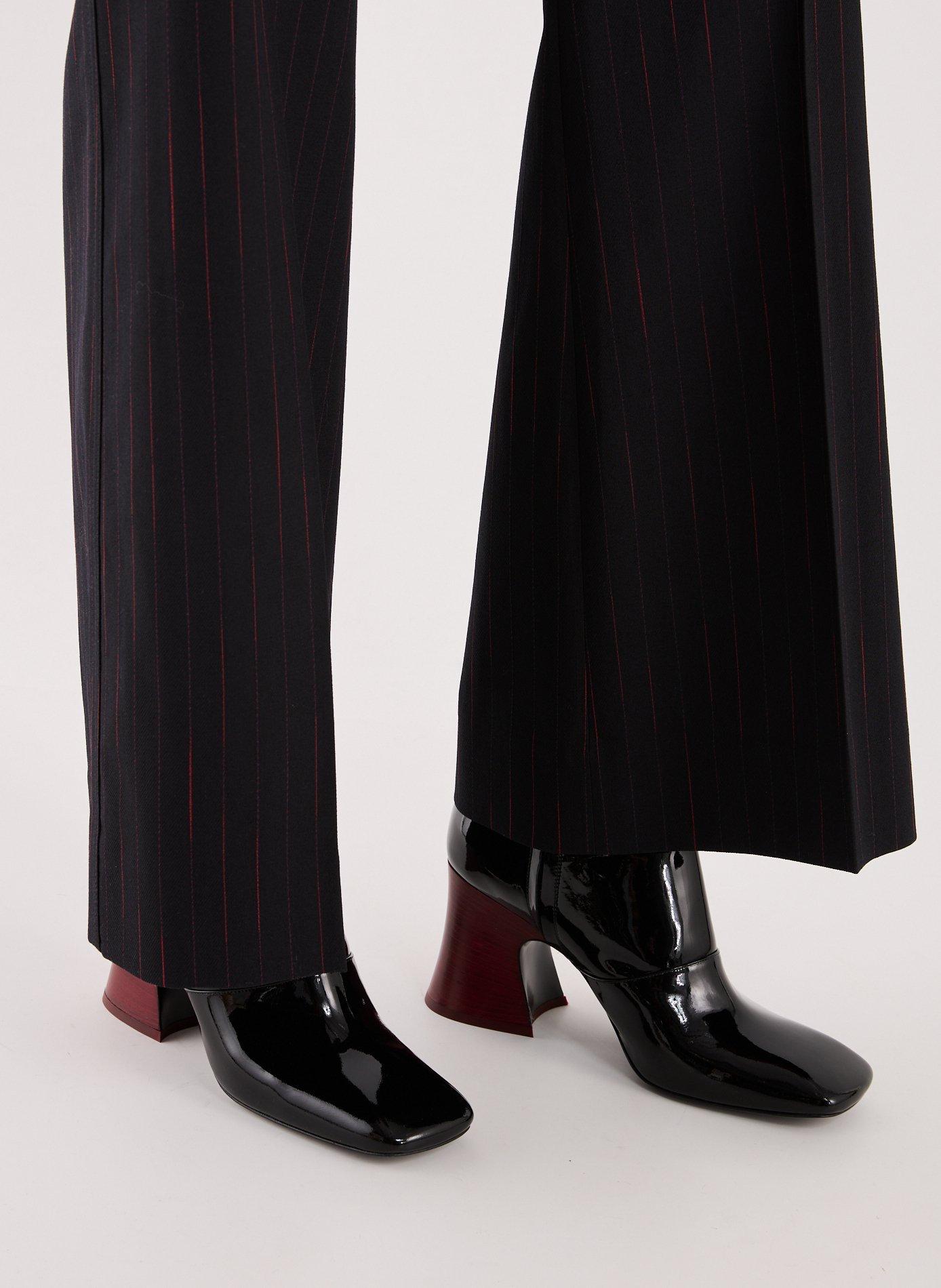 Bottines à talon Janis en cuir  CHLOÉ Noir