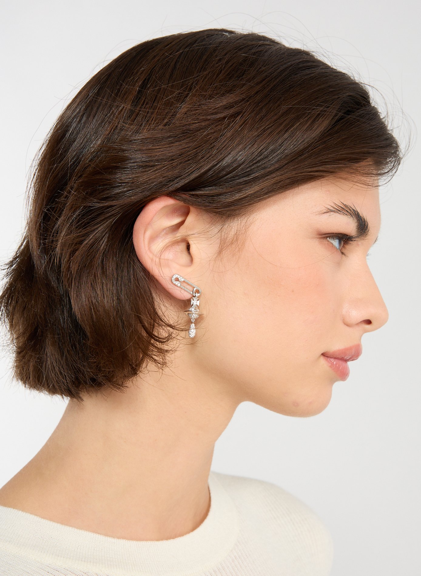 Boucles d'oreilles Lilith VIVIENNE WESTWOOD Argent