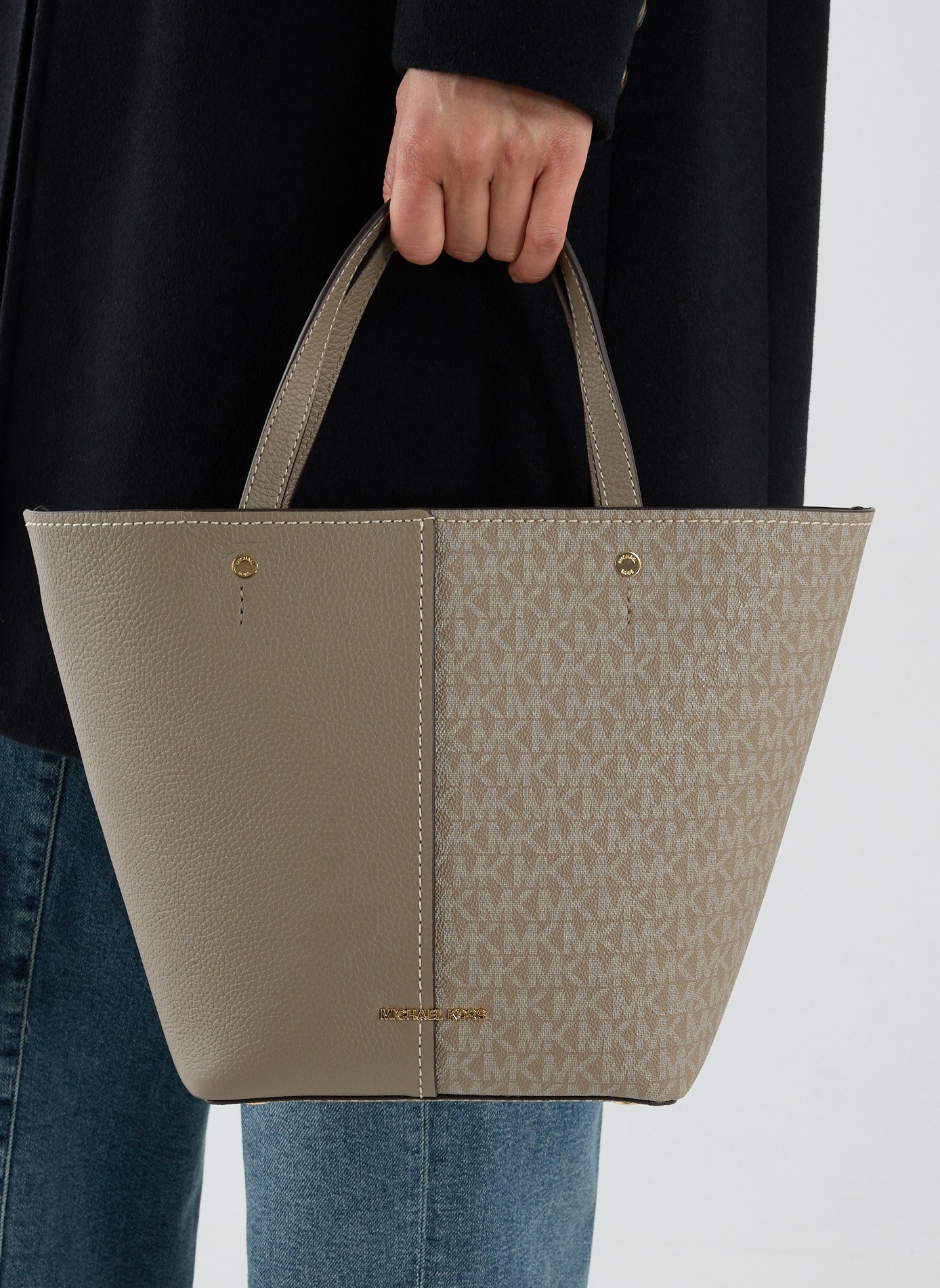 Medium Flora handbag MICHAEL KORS Beige