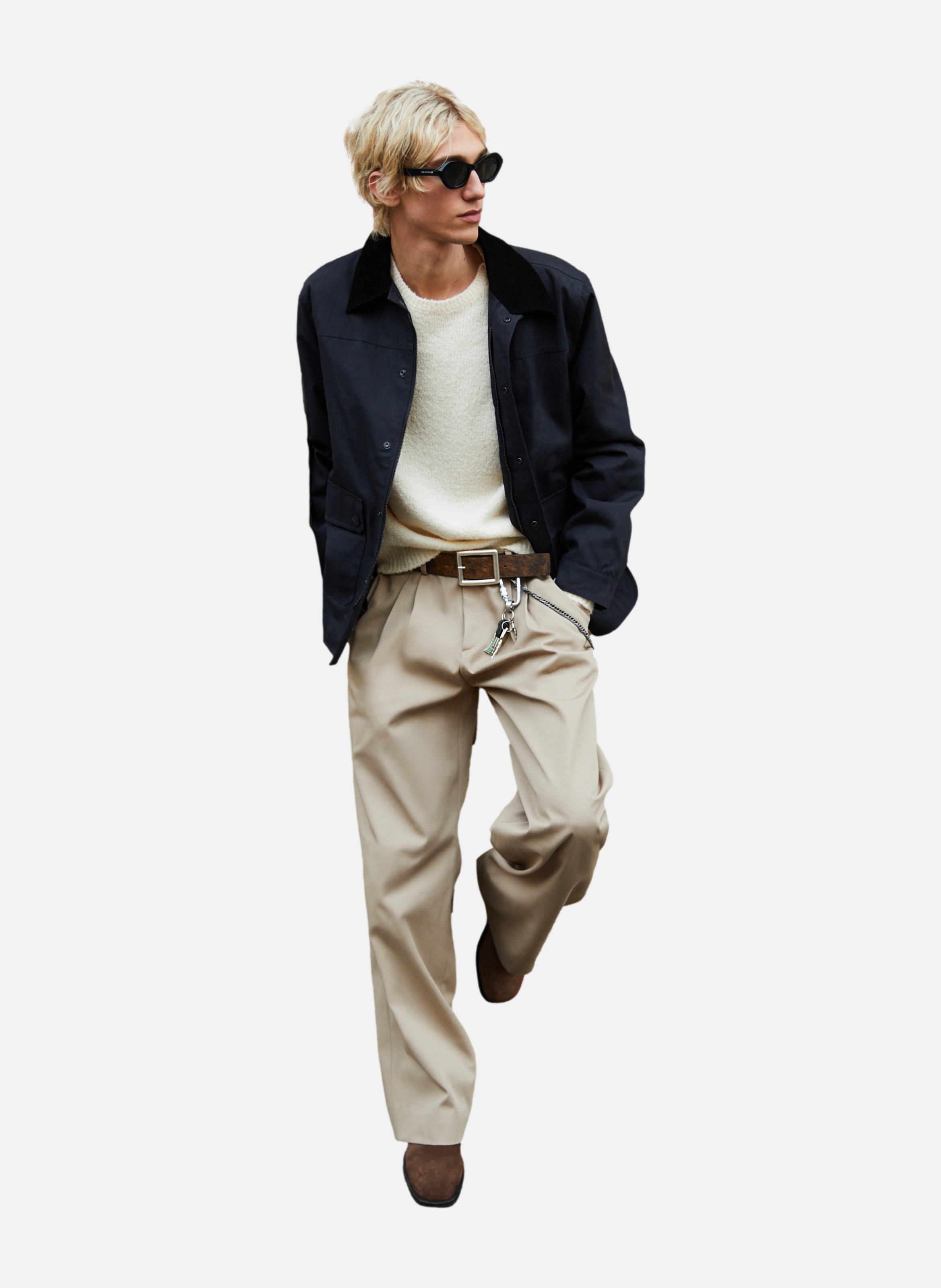 Blouson en coton THE KOOPLES Bleu