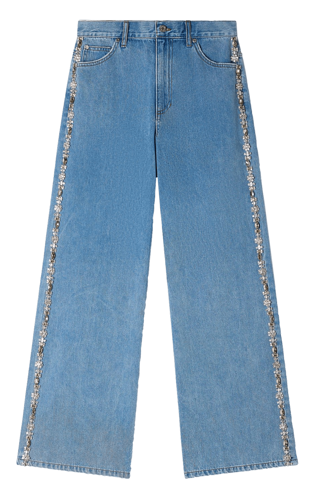 Jean large SANDRO Bleu