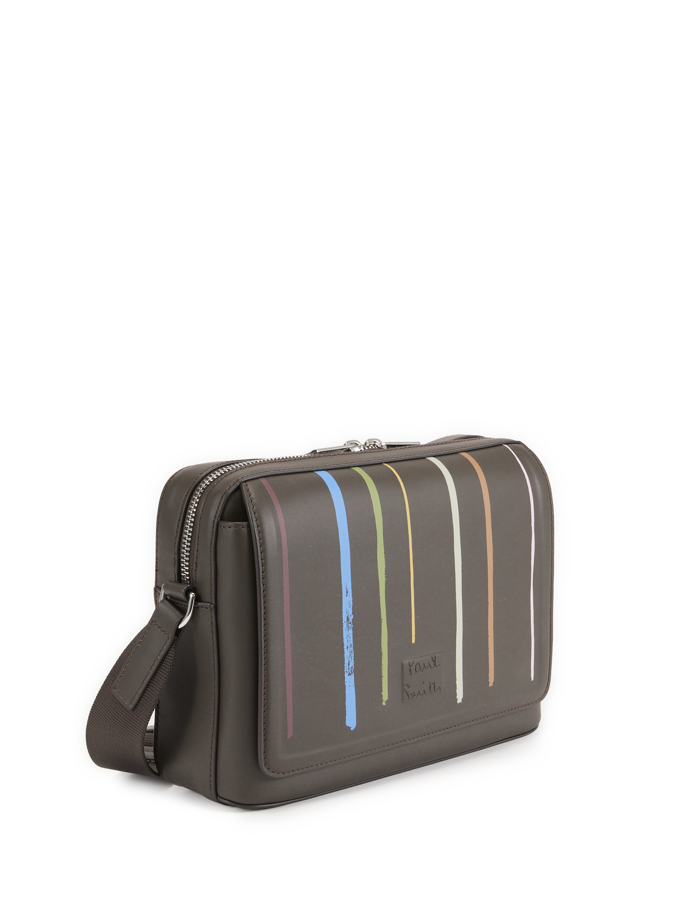 Sac à bandoulière en cuir  PAUL SMITH Marron