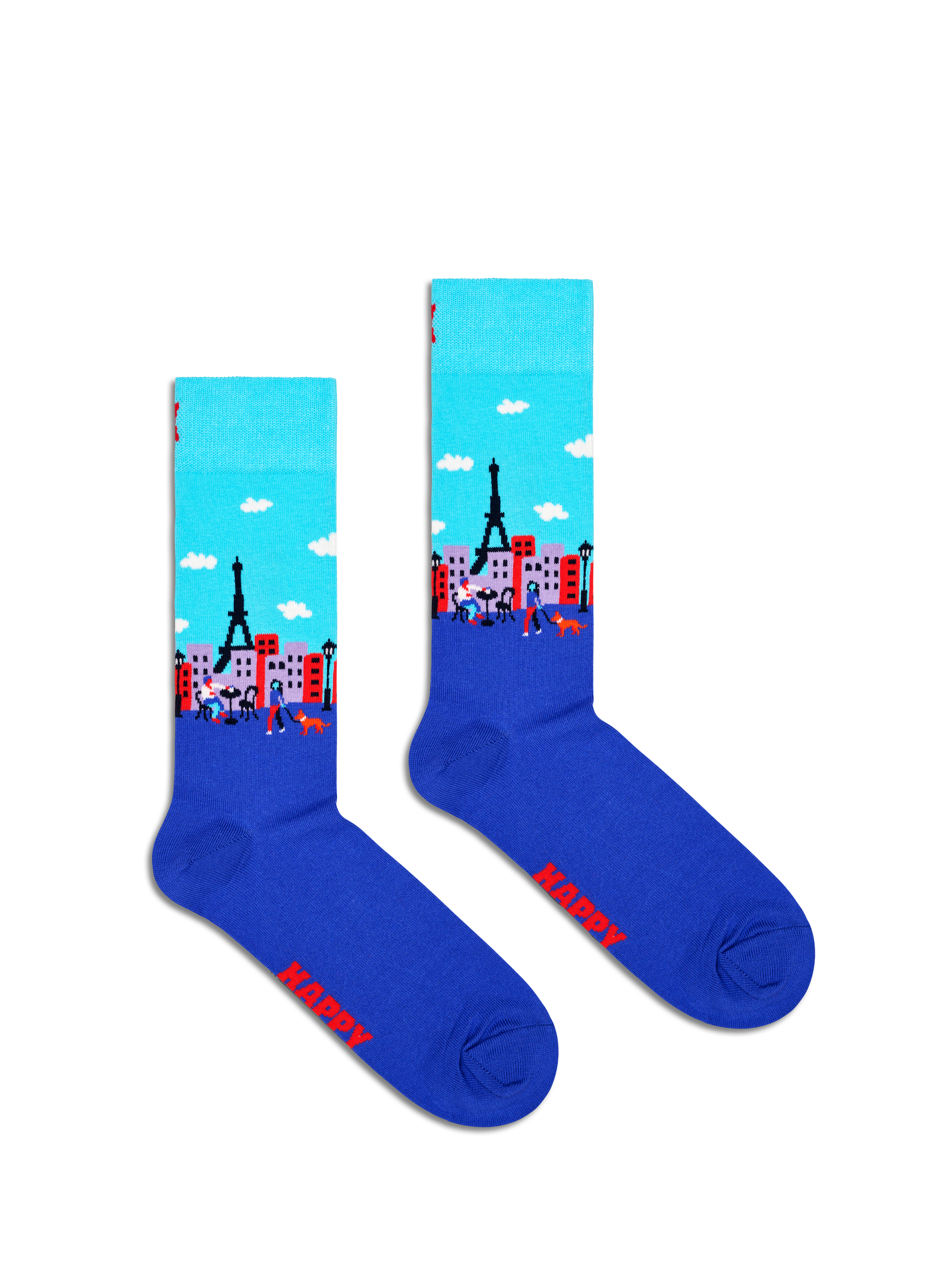 Chaussettes hautes à motif HAPPY SOCKS Multicolore