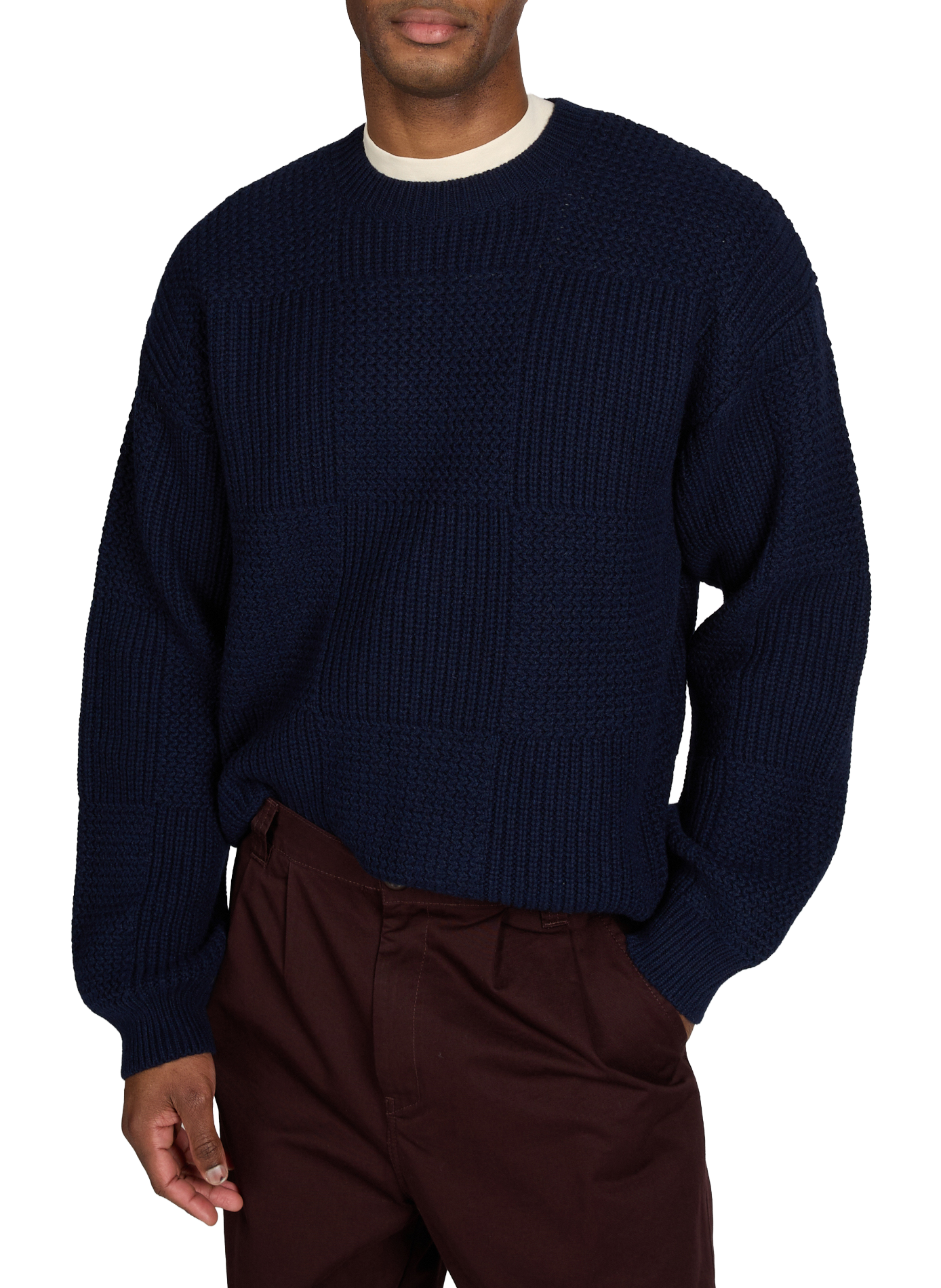 Pull en laine mélangé CARHARTT WIP Bleu