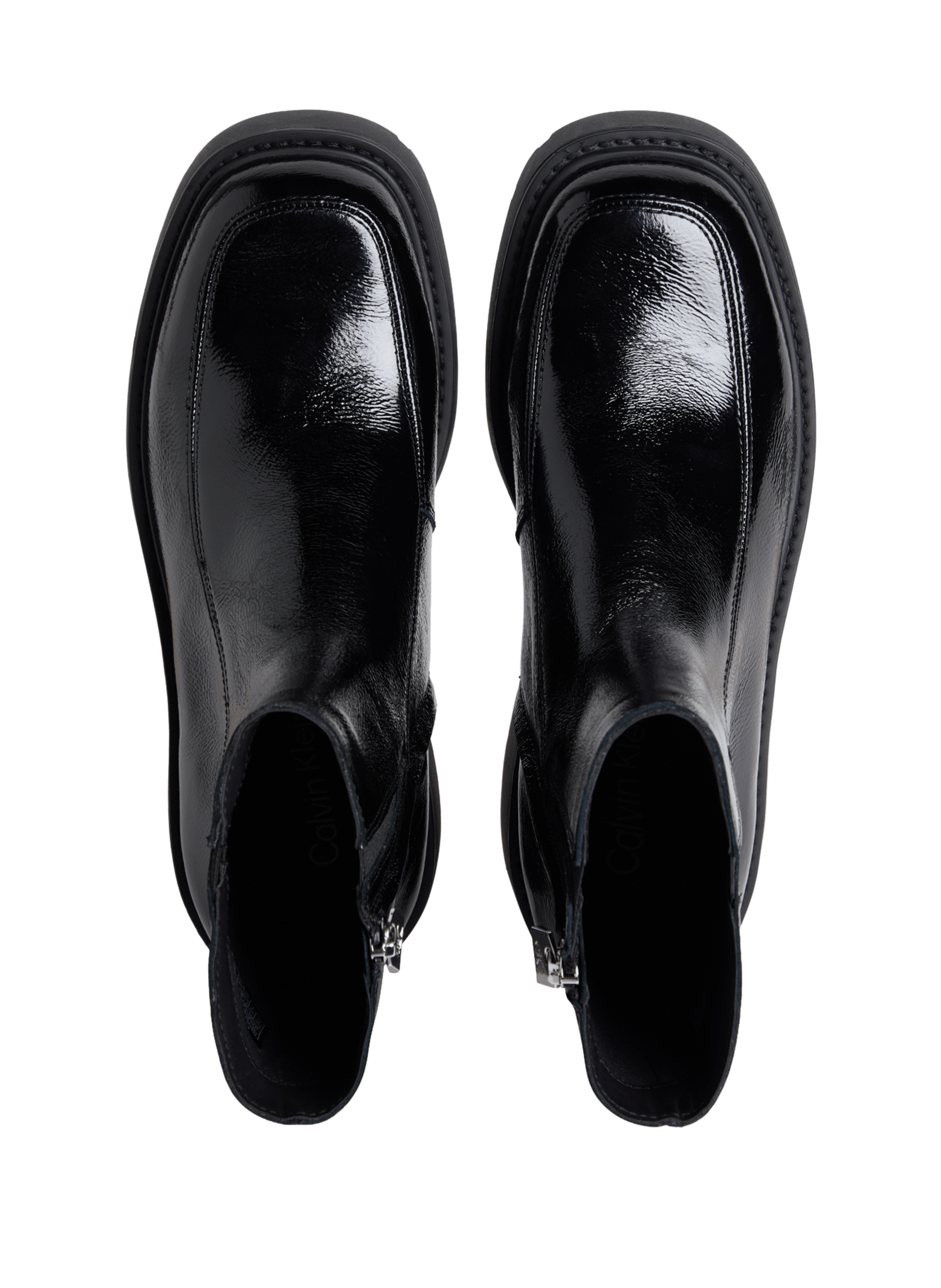 Bottines courtes Bruna à plateforme CALVIN KLEIN Noir