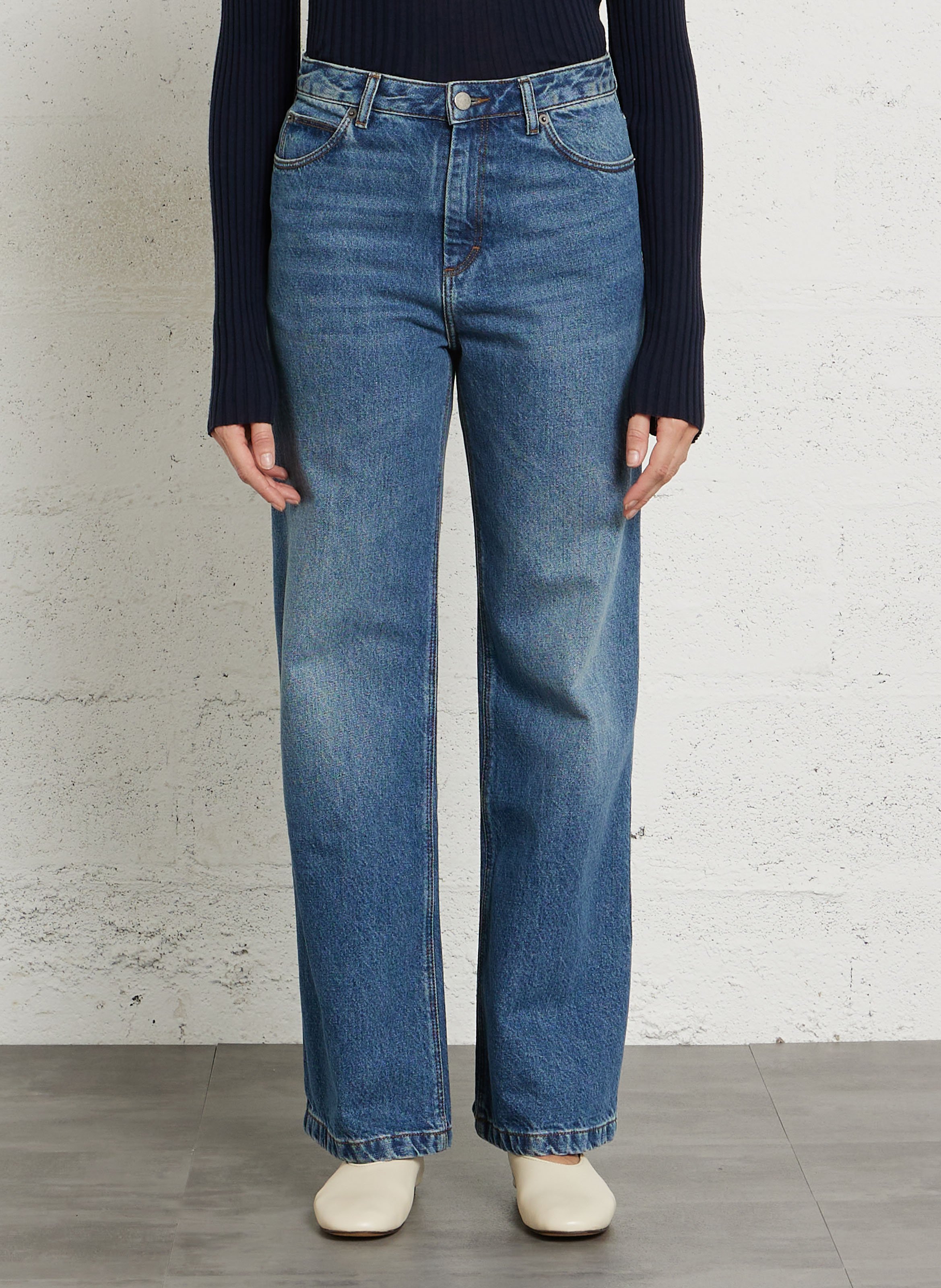 Jean droit Calvin SOEUR Bleu