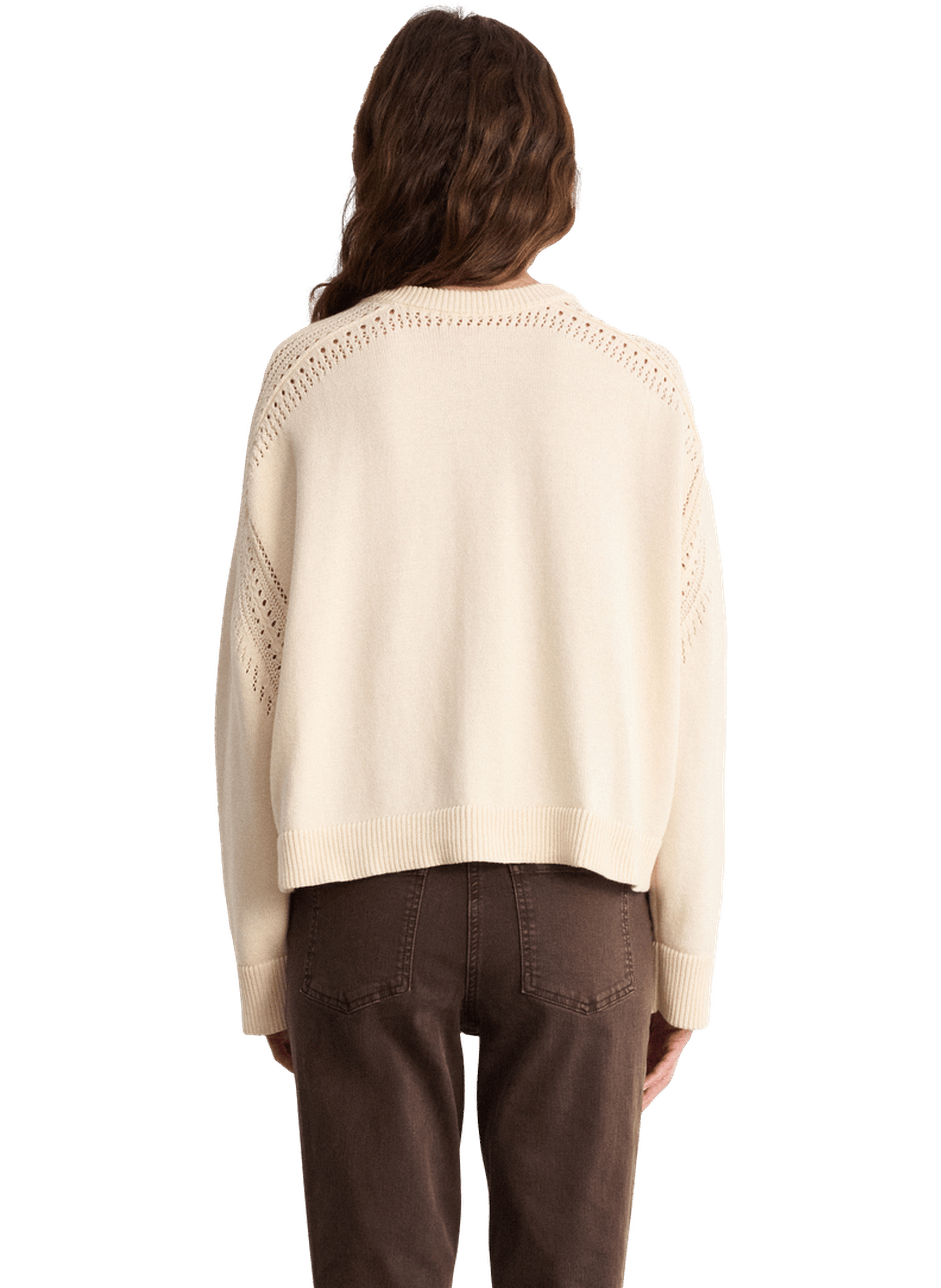 Gilet en coton ajouré - lynne PABLO Beige