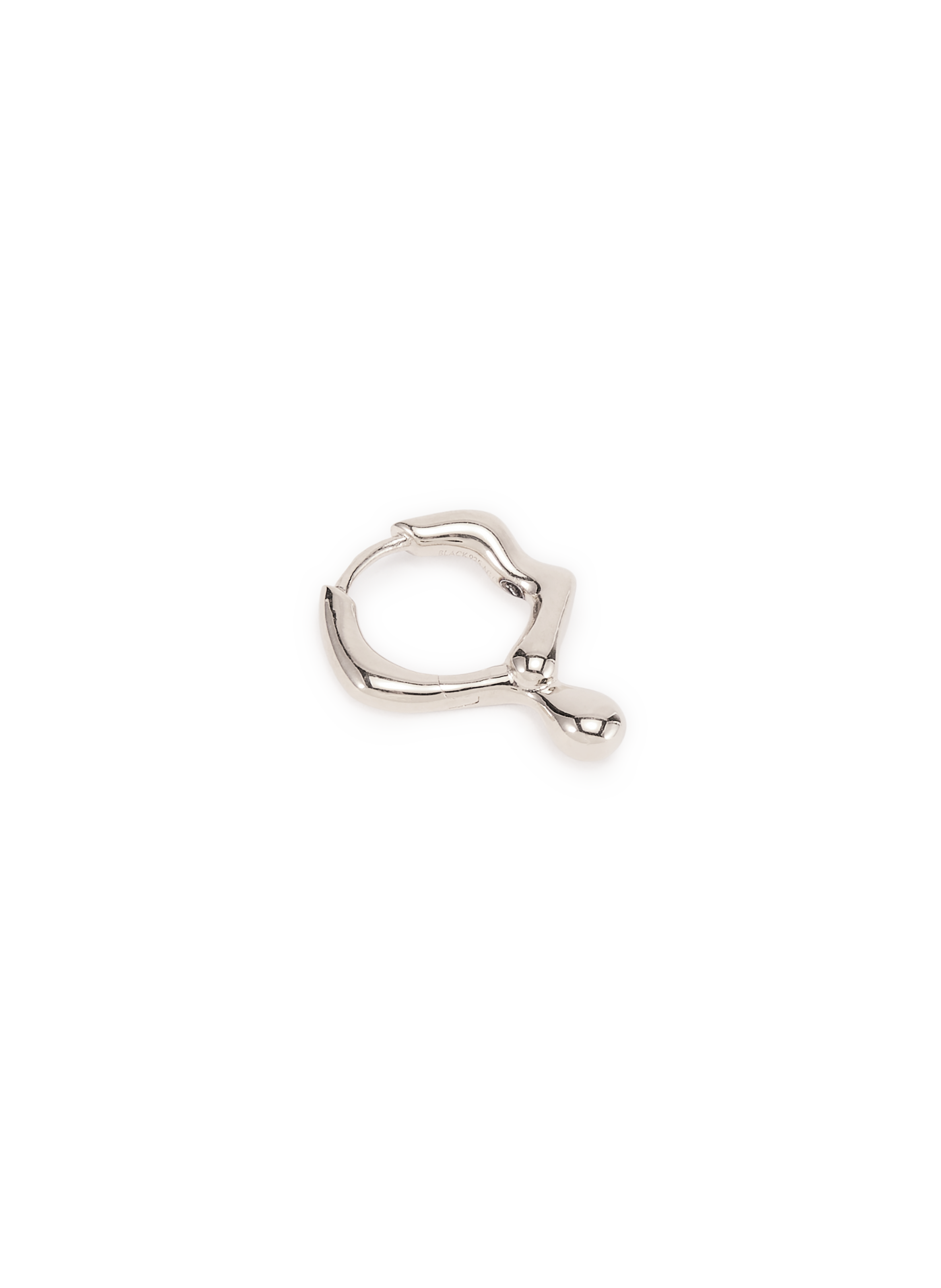 Boucle d'oreille Mira Huggie MARIA BLACK Argent