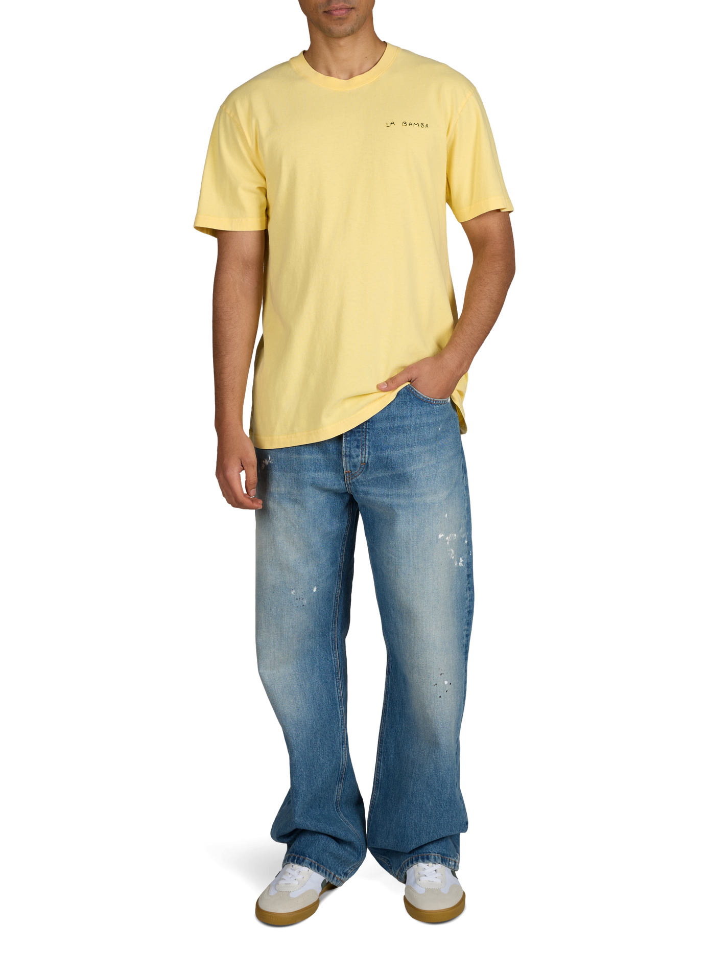 La Bamba organic cotton T-shirt MAISON LABICHE Yellow