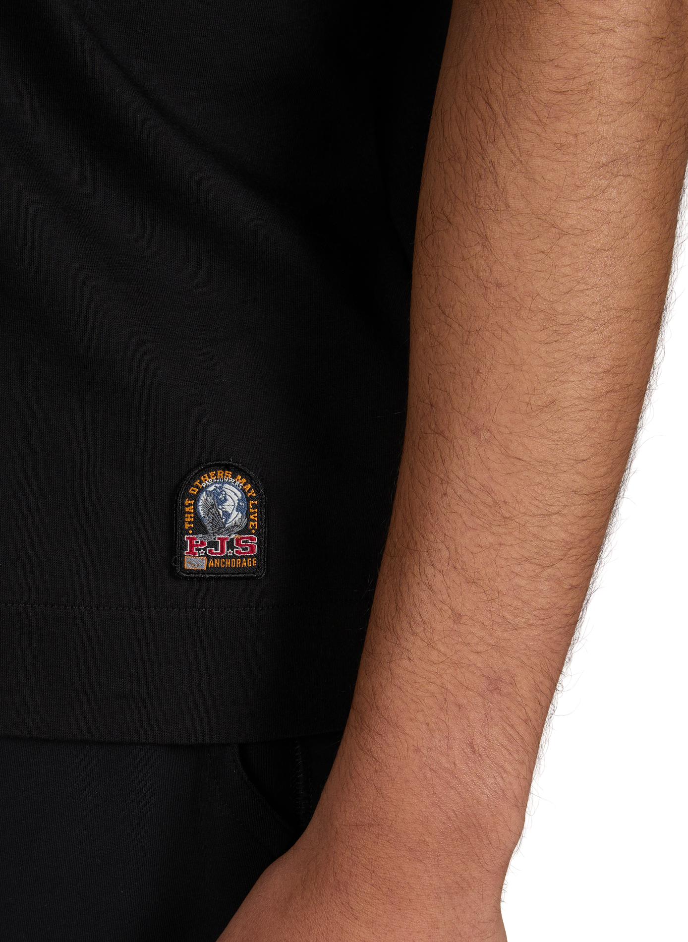 T-shirt Baildon in cotton PARAJUMPERS Black