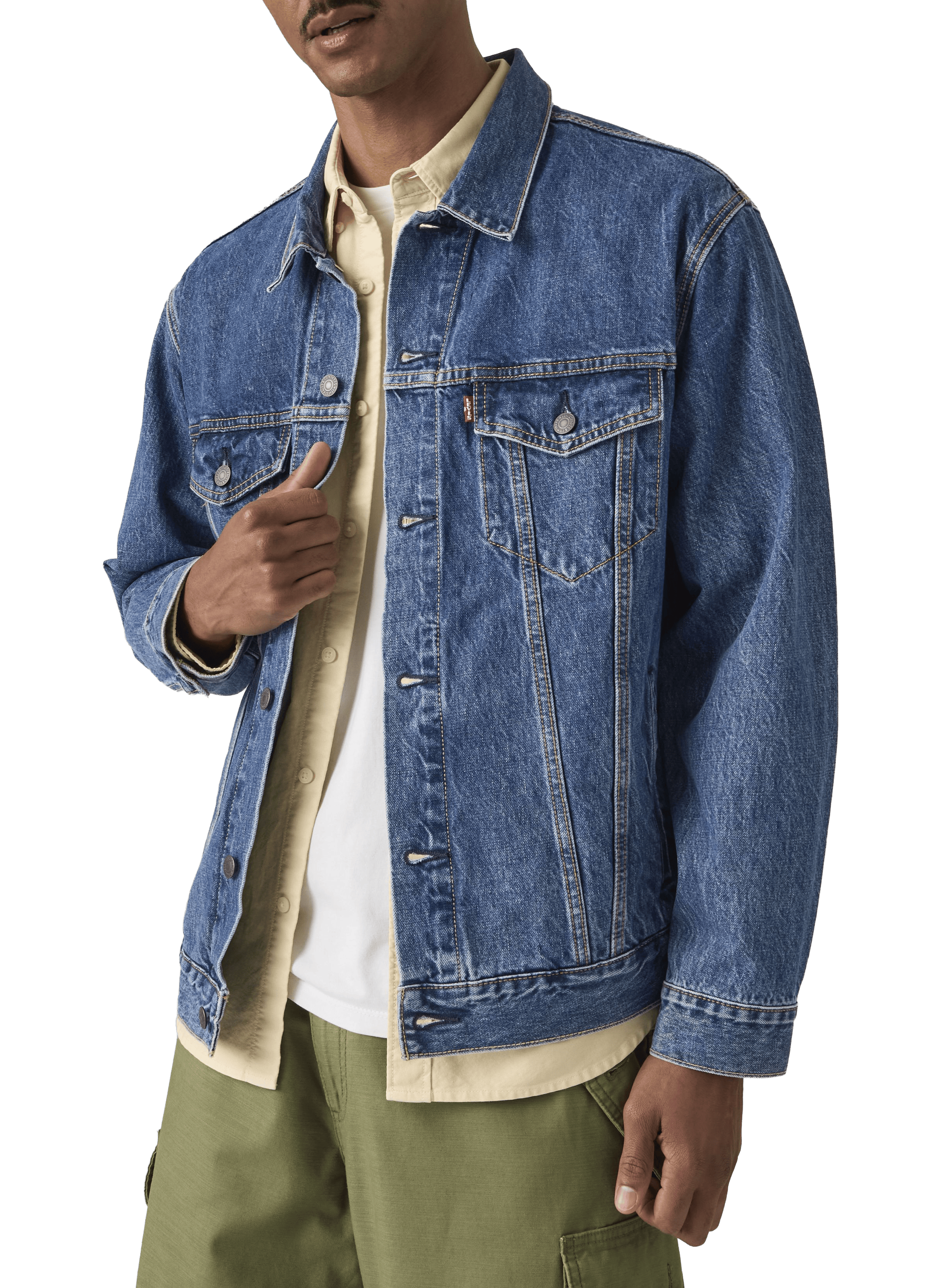 Relaxed Type iii Cotton Trucker Jacket LEVI'S Blue