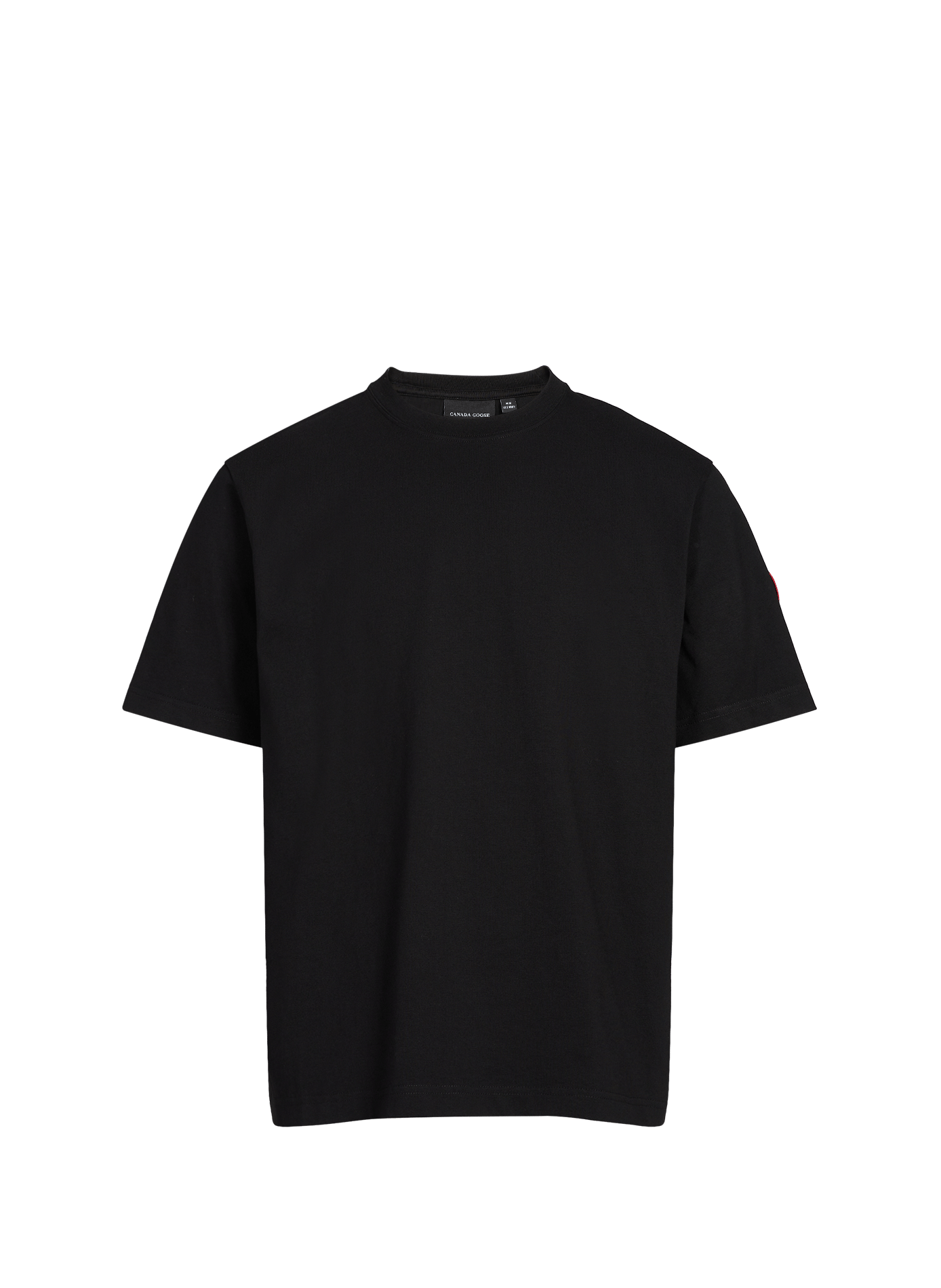 Tee-shirt col rond en coton CANADA GOOSE Noir