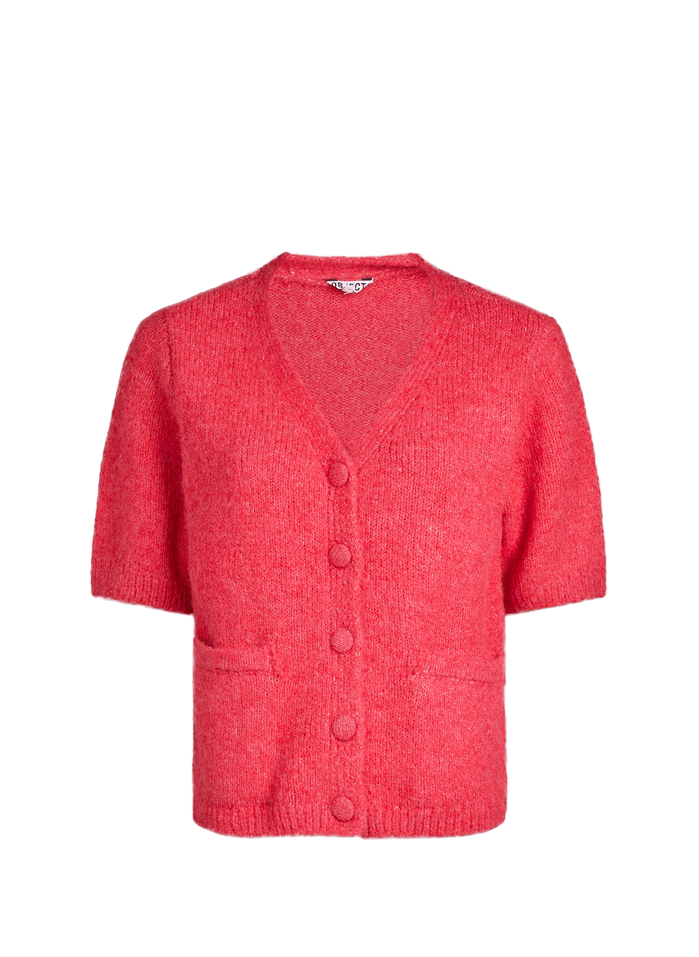 Gilet Objsaggia à manches courtes OBJSAGGIA Poinsettia