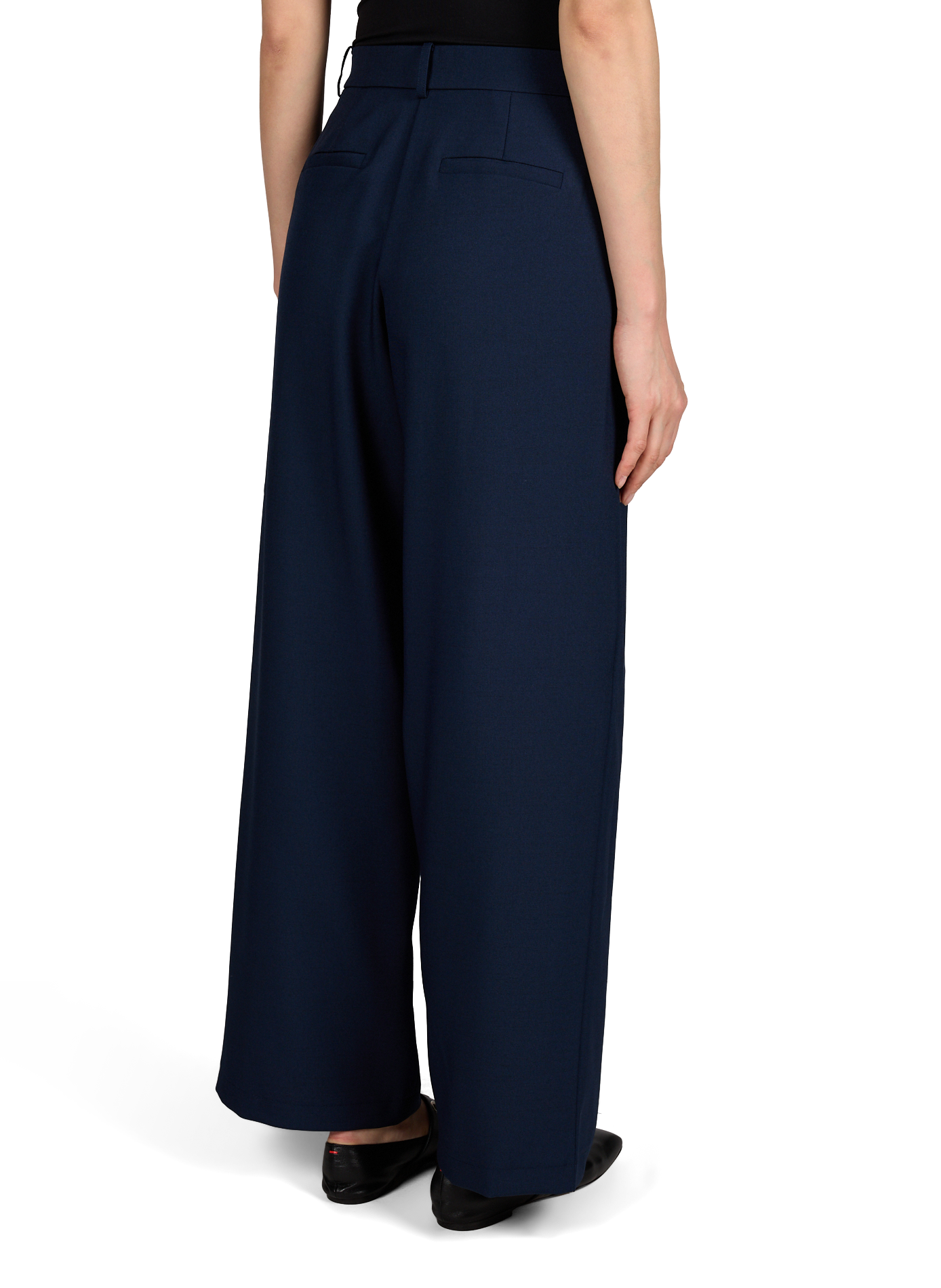 Solid carrot pants VILA Blue