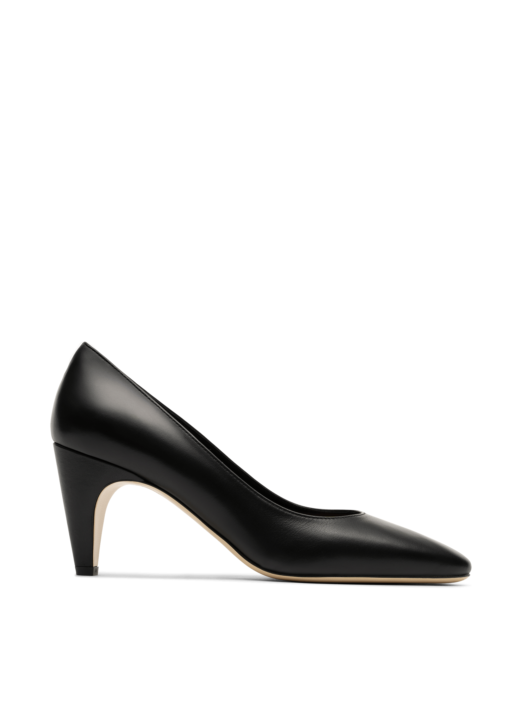 Escarpins ascol en veau lisse PARALLELE Noir