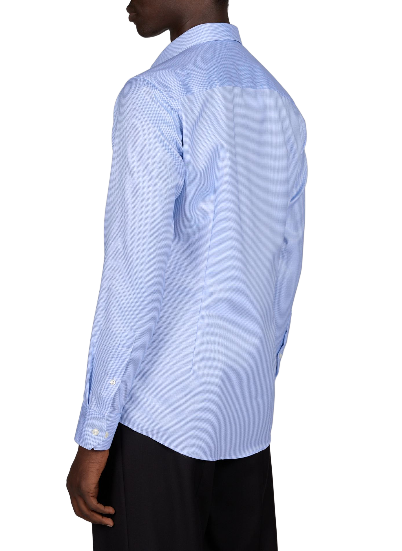 Chemise slim en coton ETON Bleu
