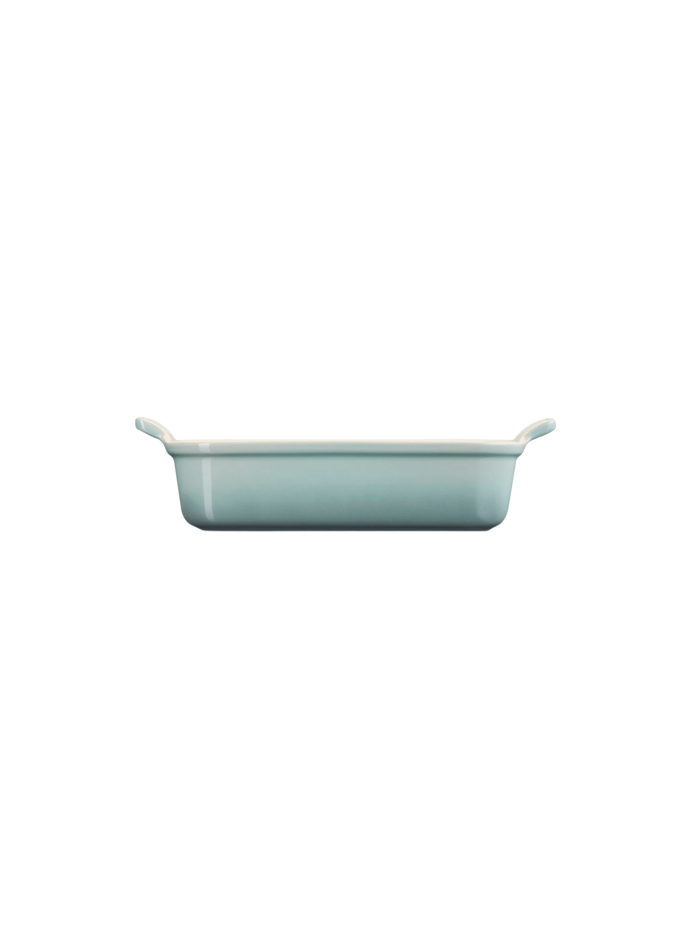 Rechteckige Erbsenplatte aus Keramik LE CREUSET Grau