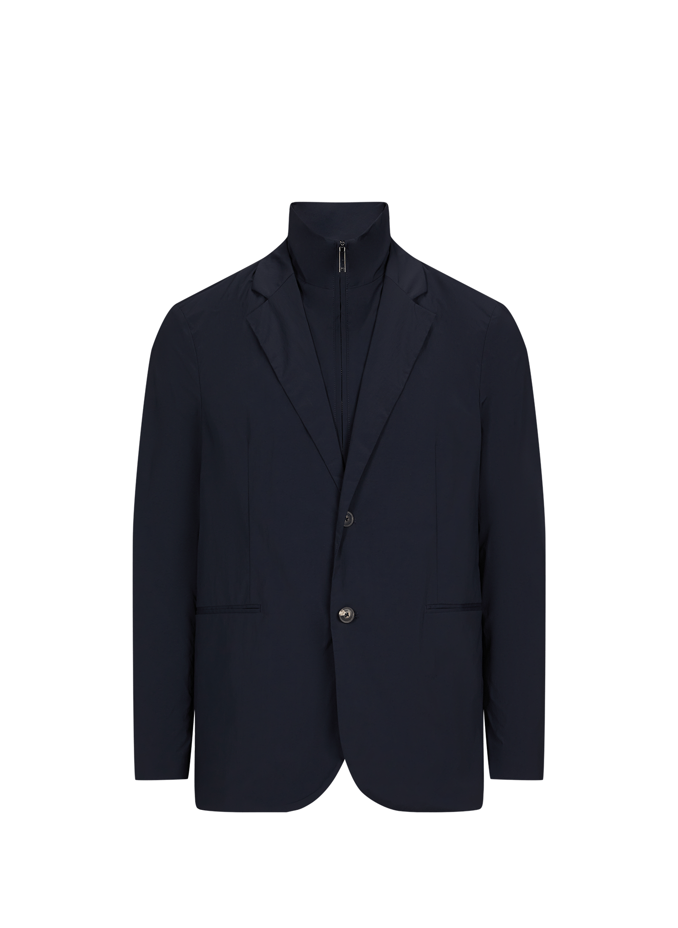 Removable straight blazer EMPORIO ARMANI Blue