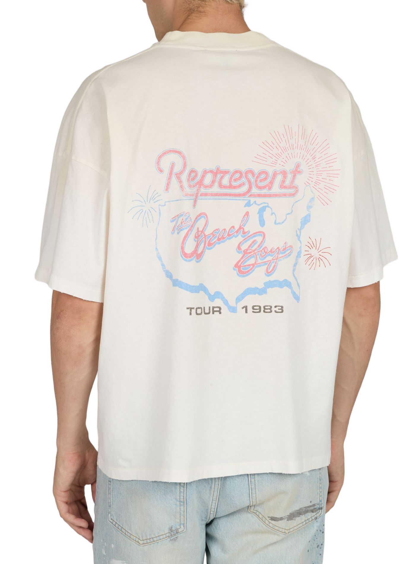 Tee-shirt en coton imprimé REPRESENT Beige