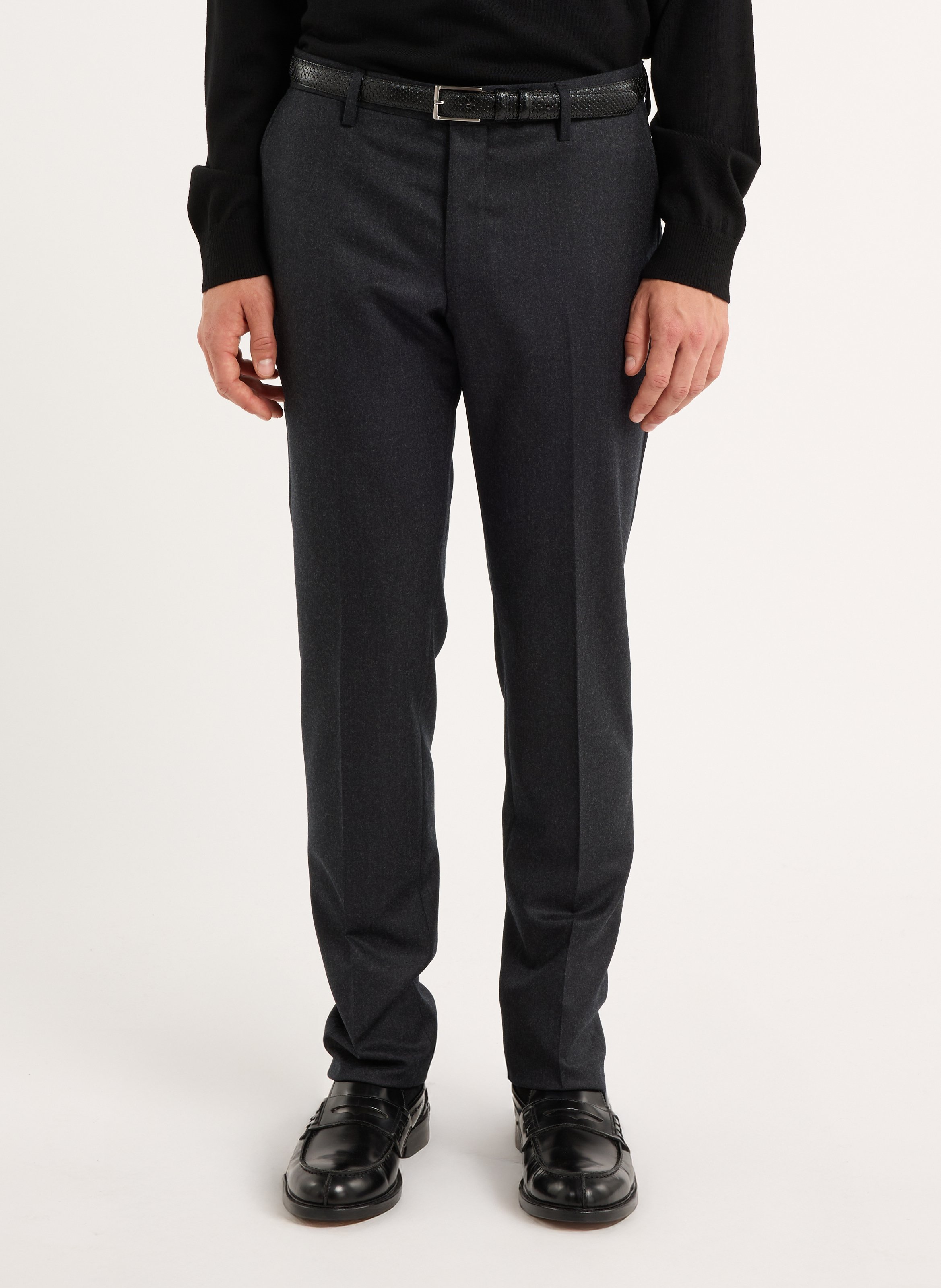 Pantalon de costume slim en laine SAISON 1865 Gris
