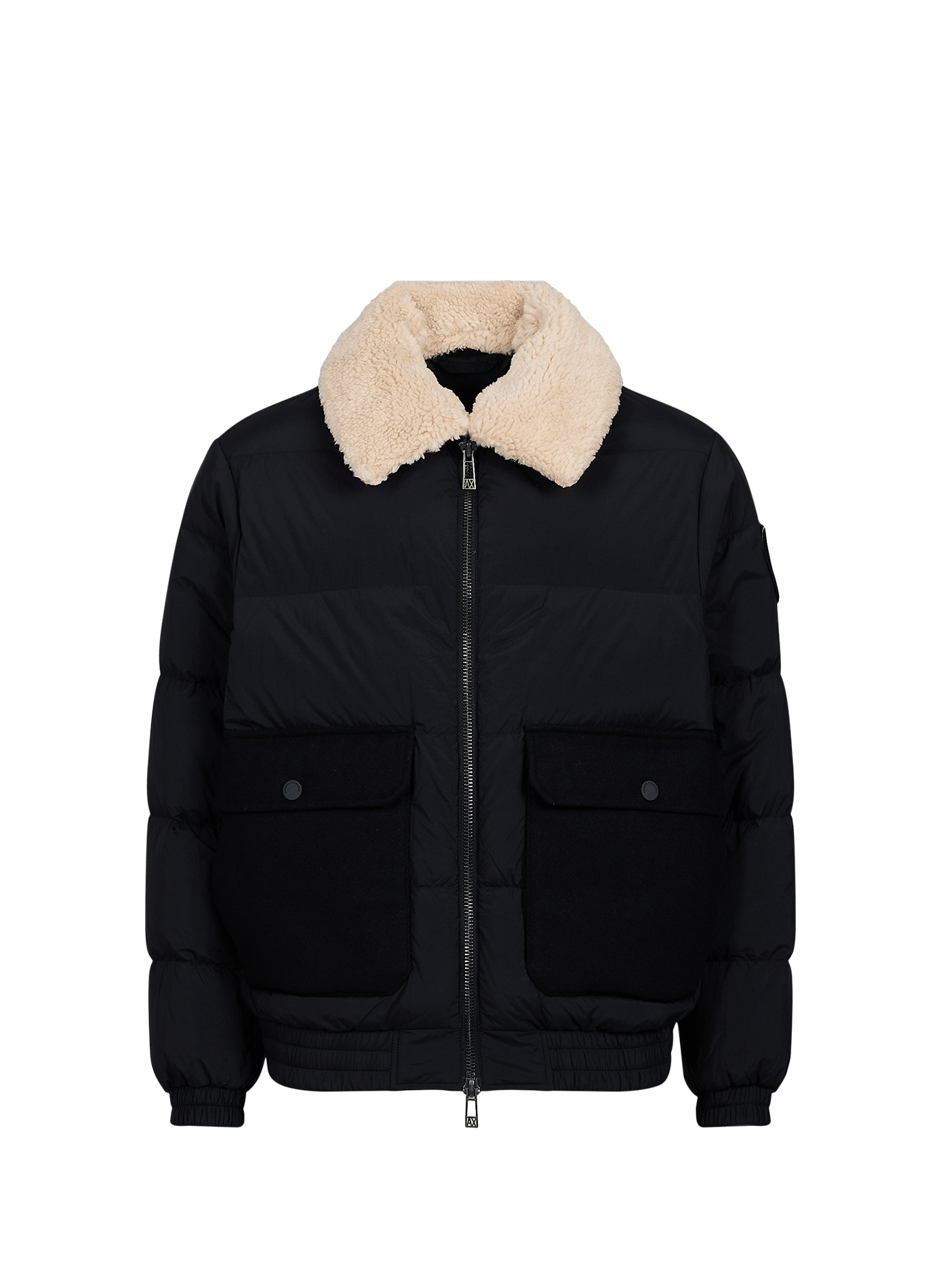 Blouson court matelassé  ARMANI EXCHANGE Bleu