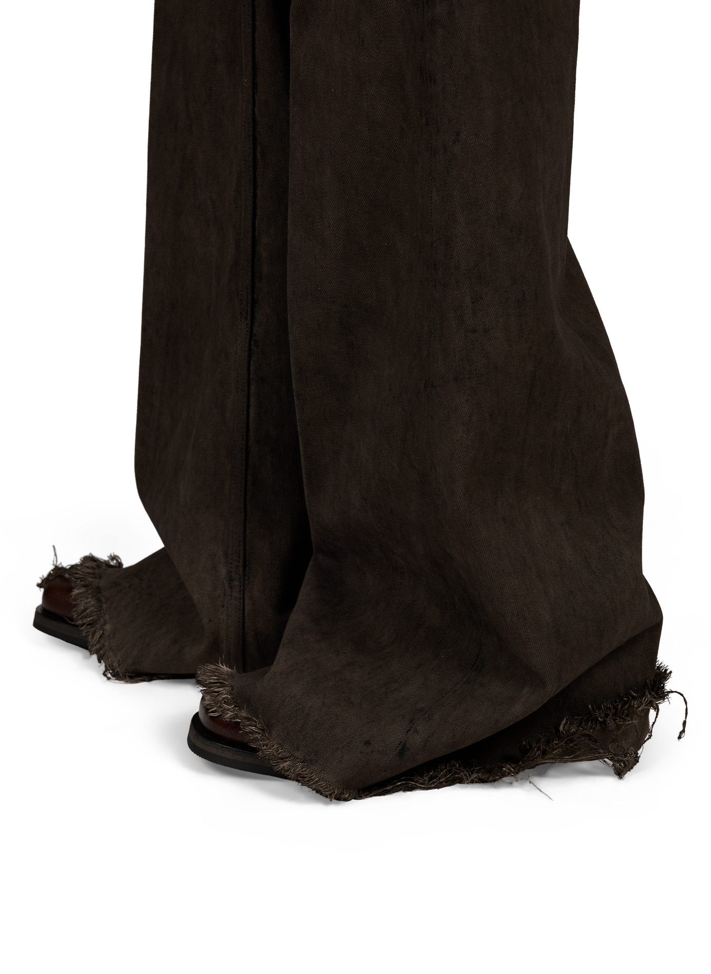 Bolan bootcut cotton jeans RICK OWENS Brown