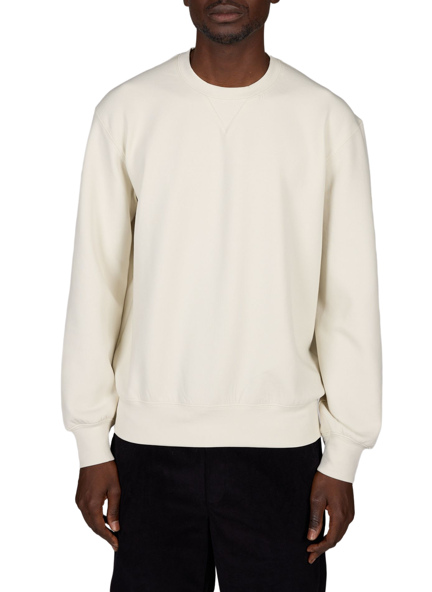 Gerader Rundhalsausschnitt-Pullover in Uni SAVE THE DUCK Beige