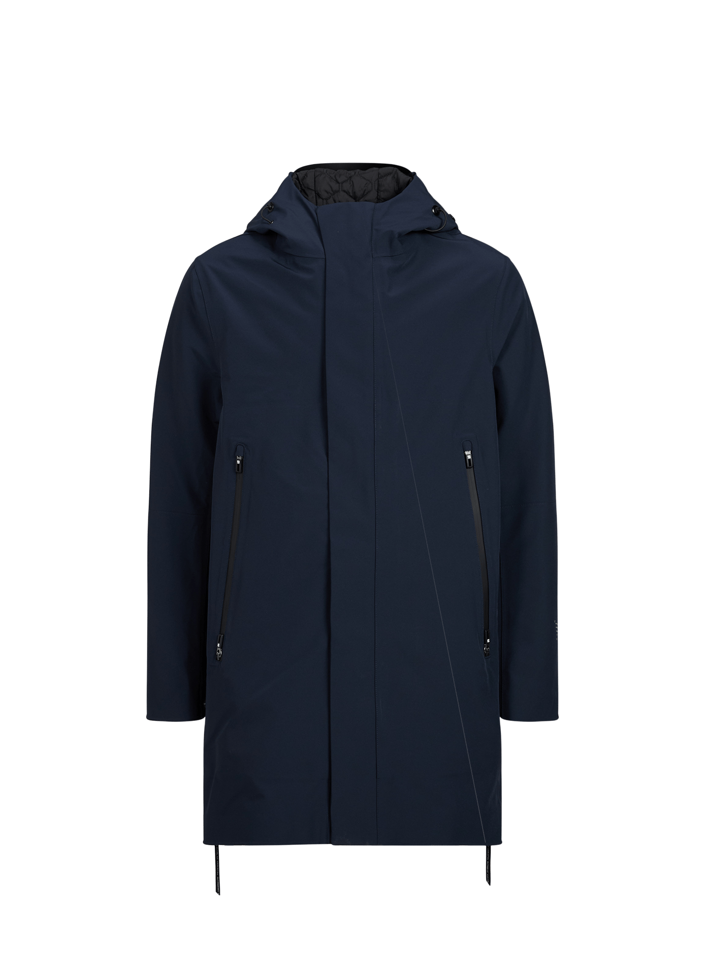 Parka droite à capuche KRAKATAU Blue