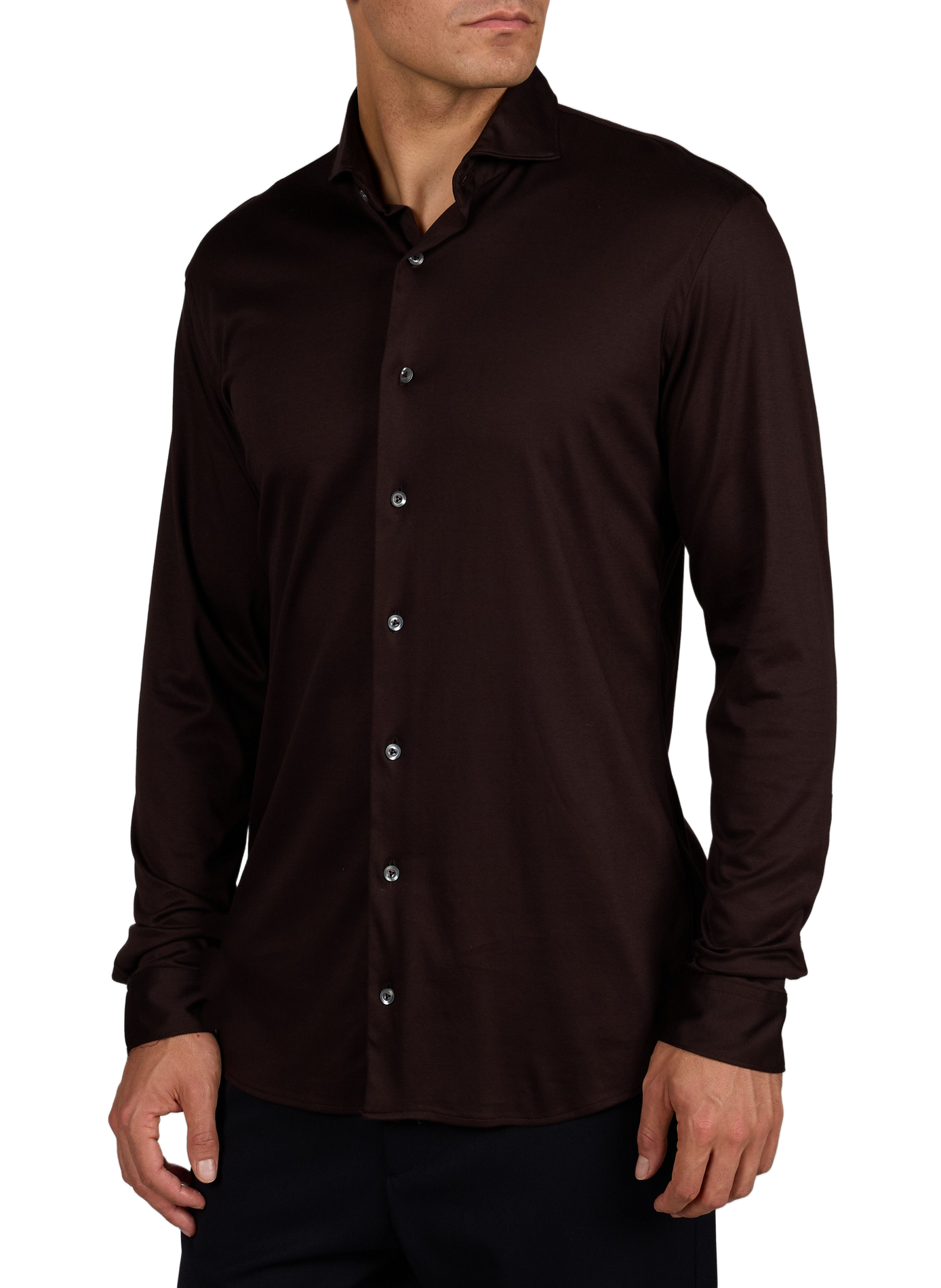 Straight cotton shirt VAN LAACK Beige