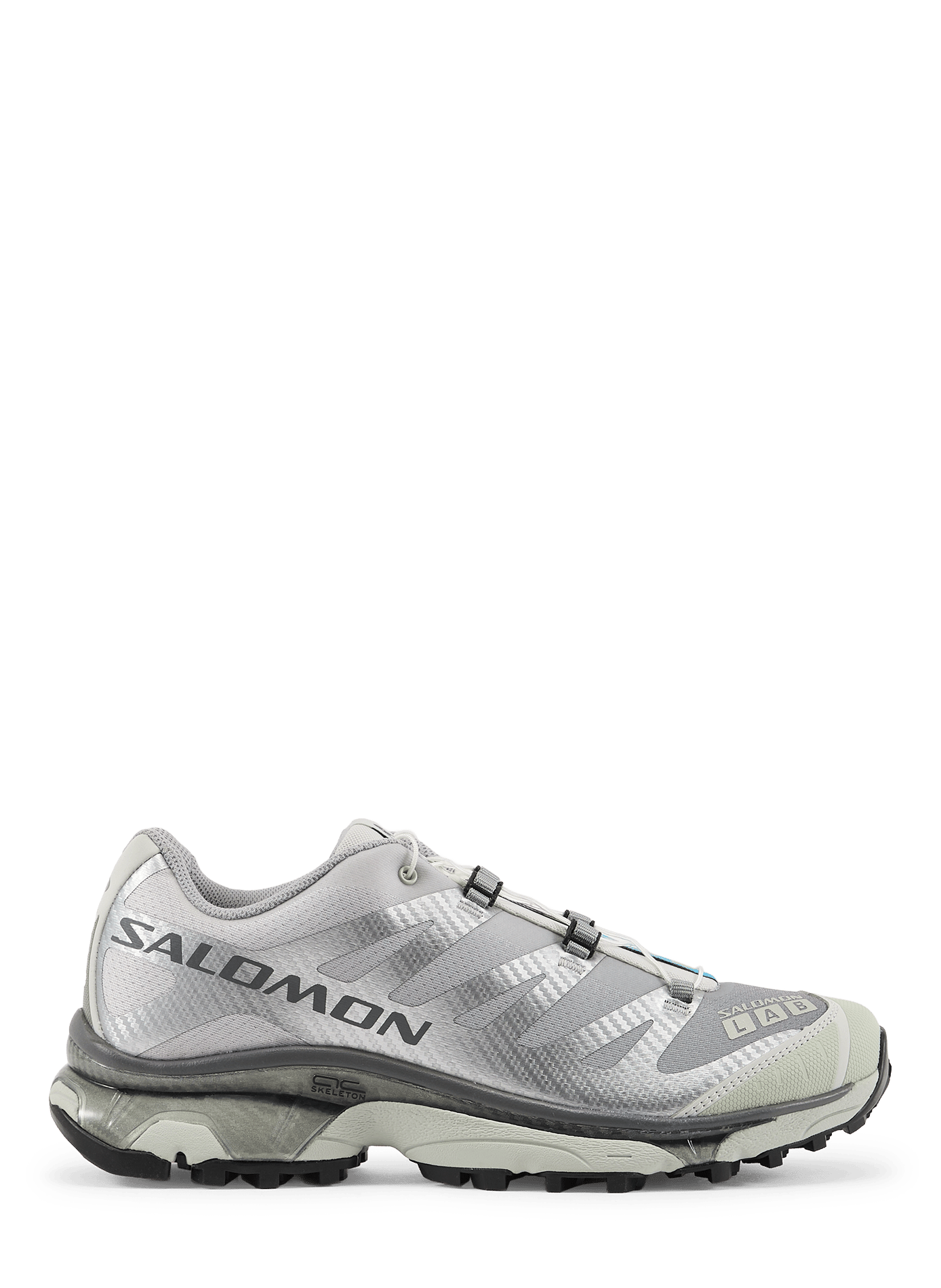 XT-4 OG low-top sneakers with metallic elastic laces SALOMON Silver