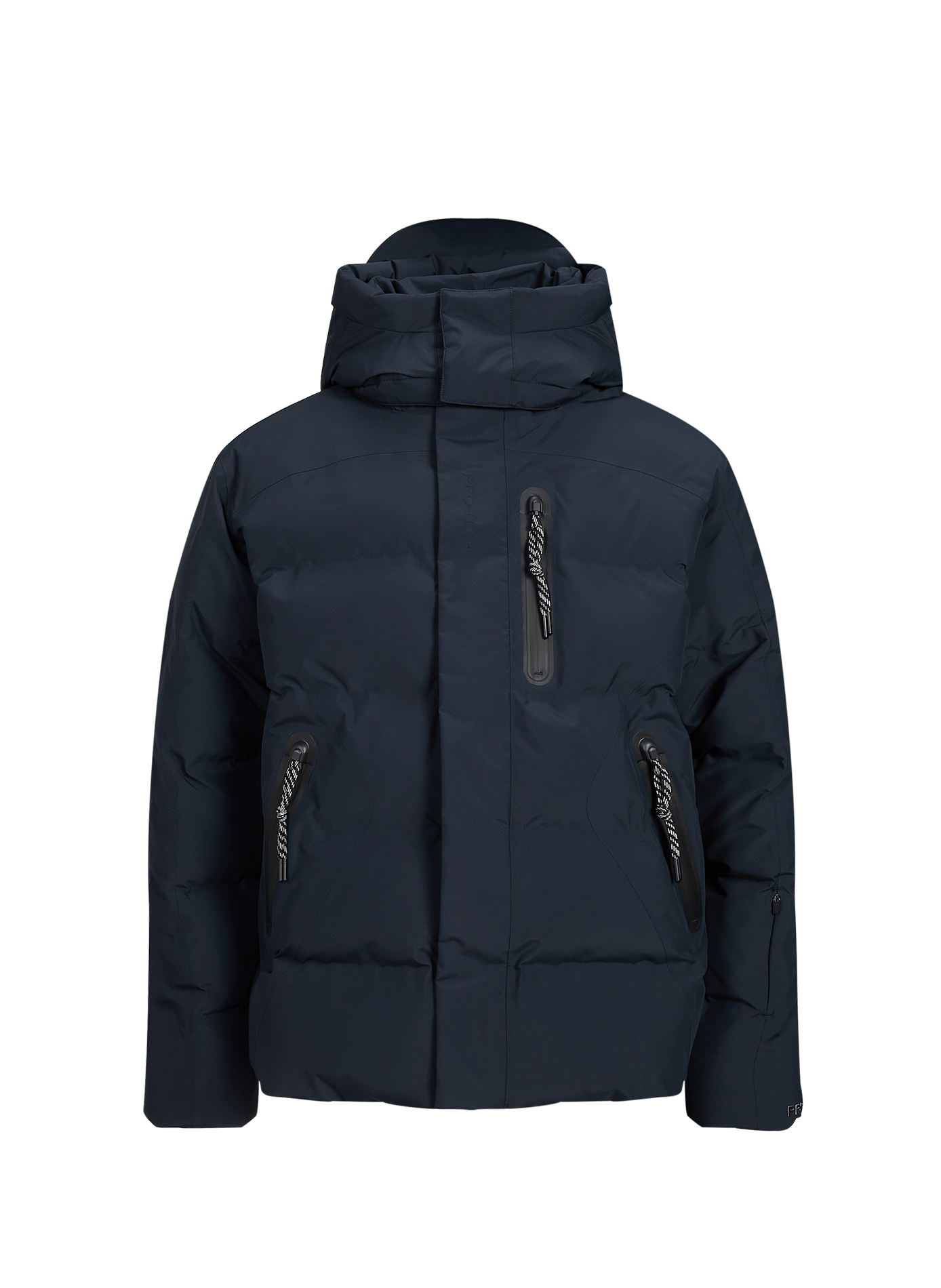 Gerade geschnittener, gesteppter Parka mit Kapuze MAKALU SAVE THE DUCK Blau