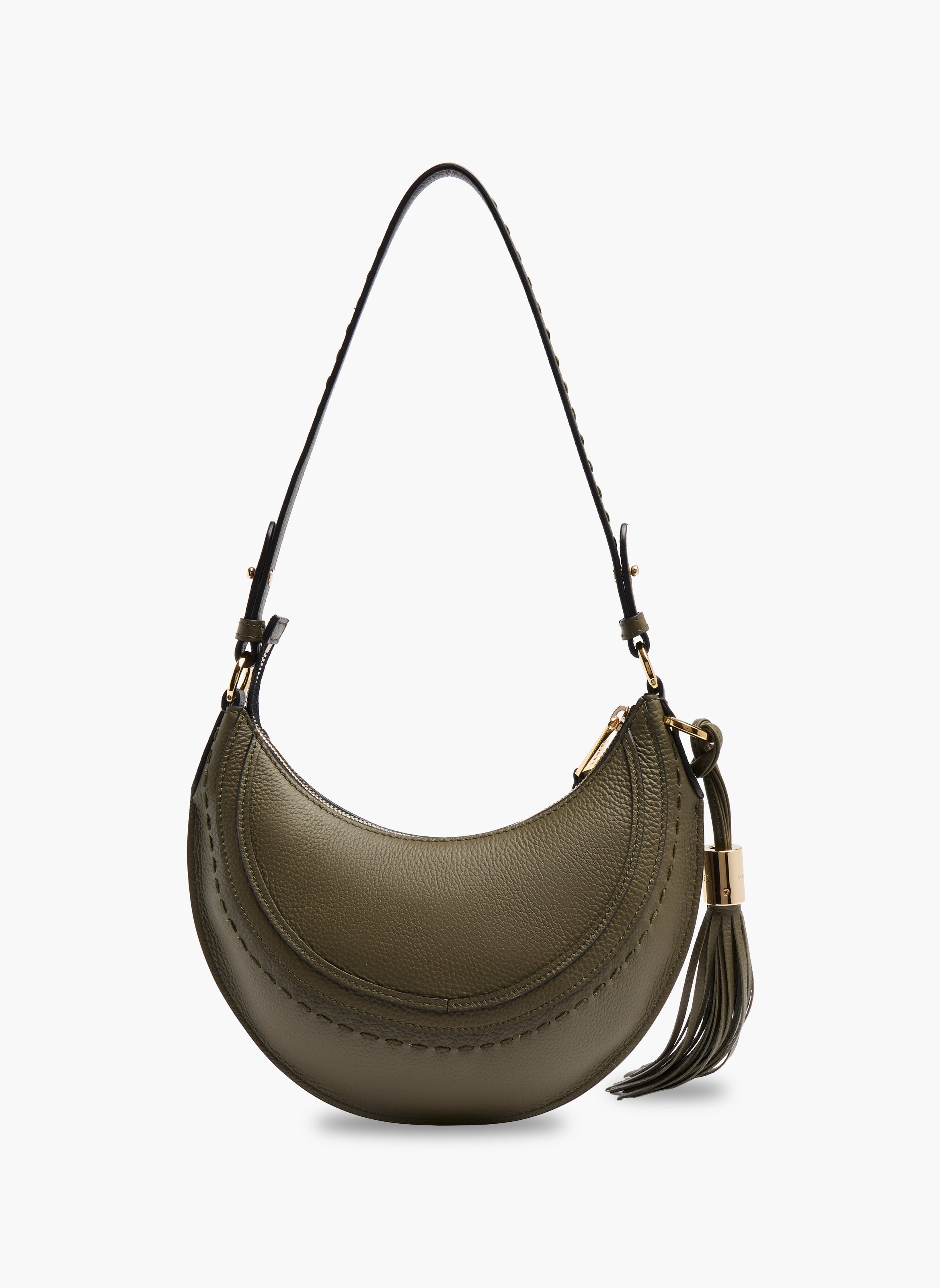 Sac hobo hoboheme de lancel en cuir de vachette graine LANCEL Vert