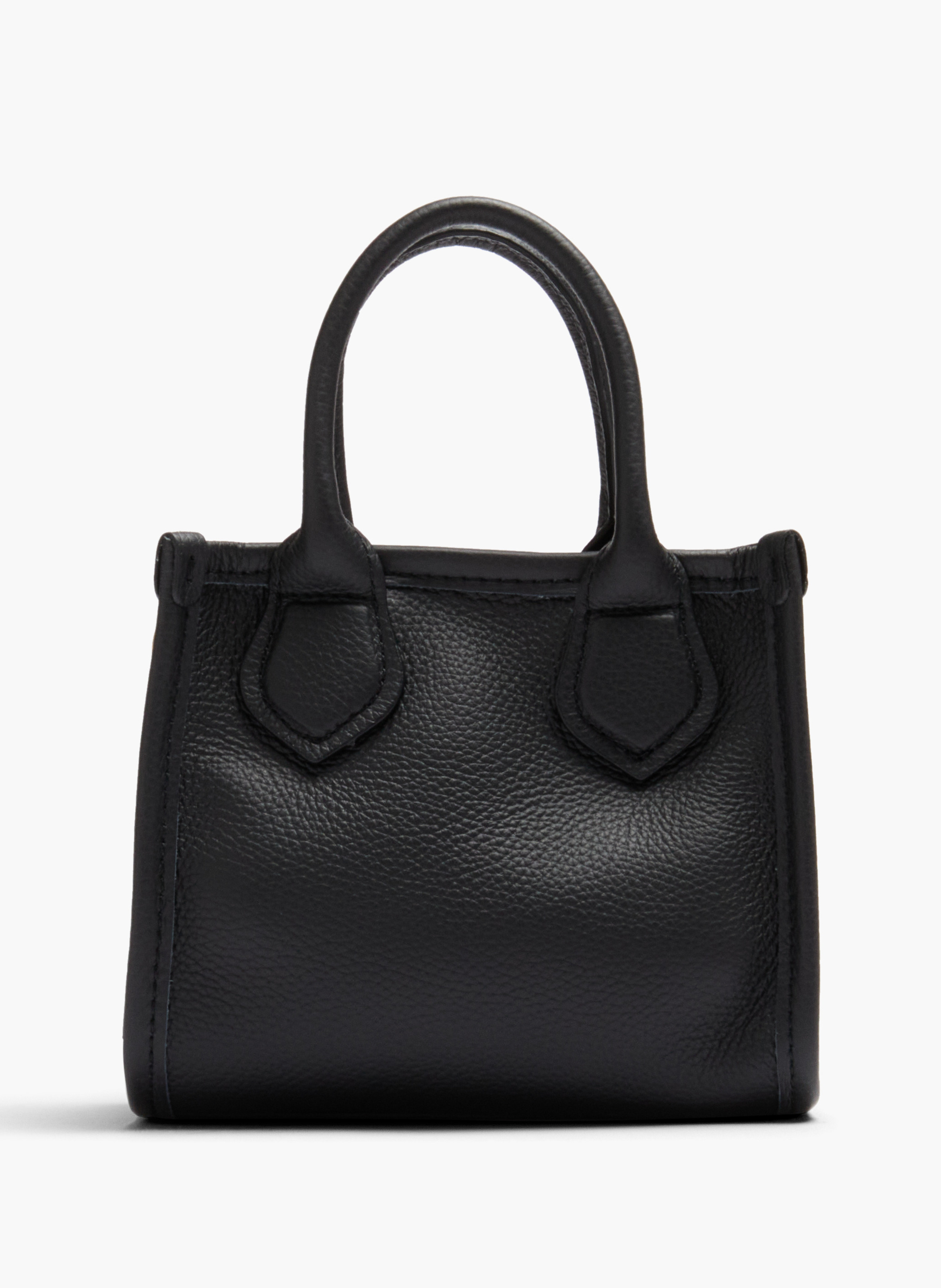 Mini sac cabas zippé double porté jour de lancel en cuir LANCEL Noir